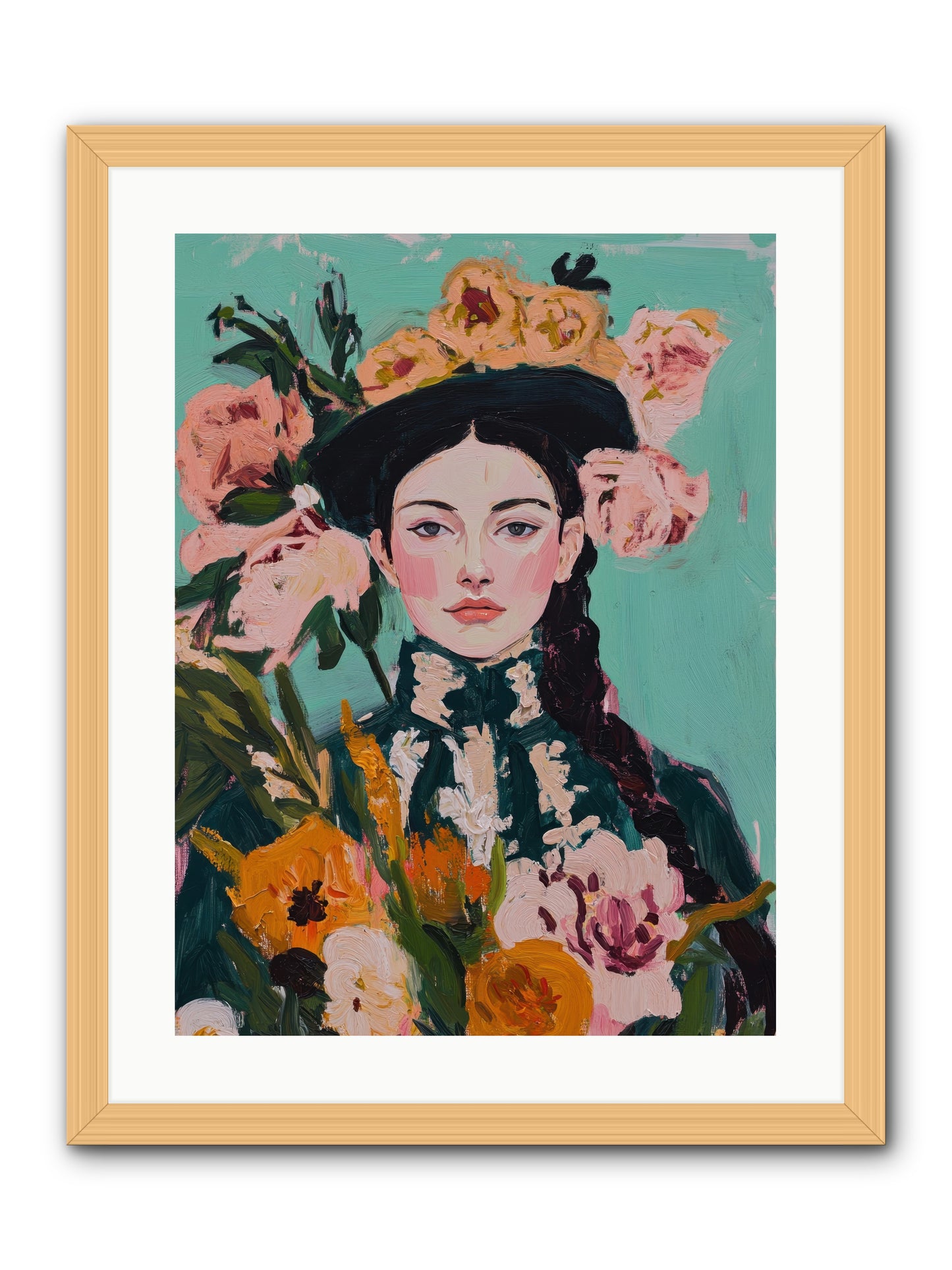Desert Pearl -- Framed Print - Natural 18x24
