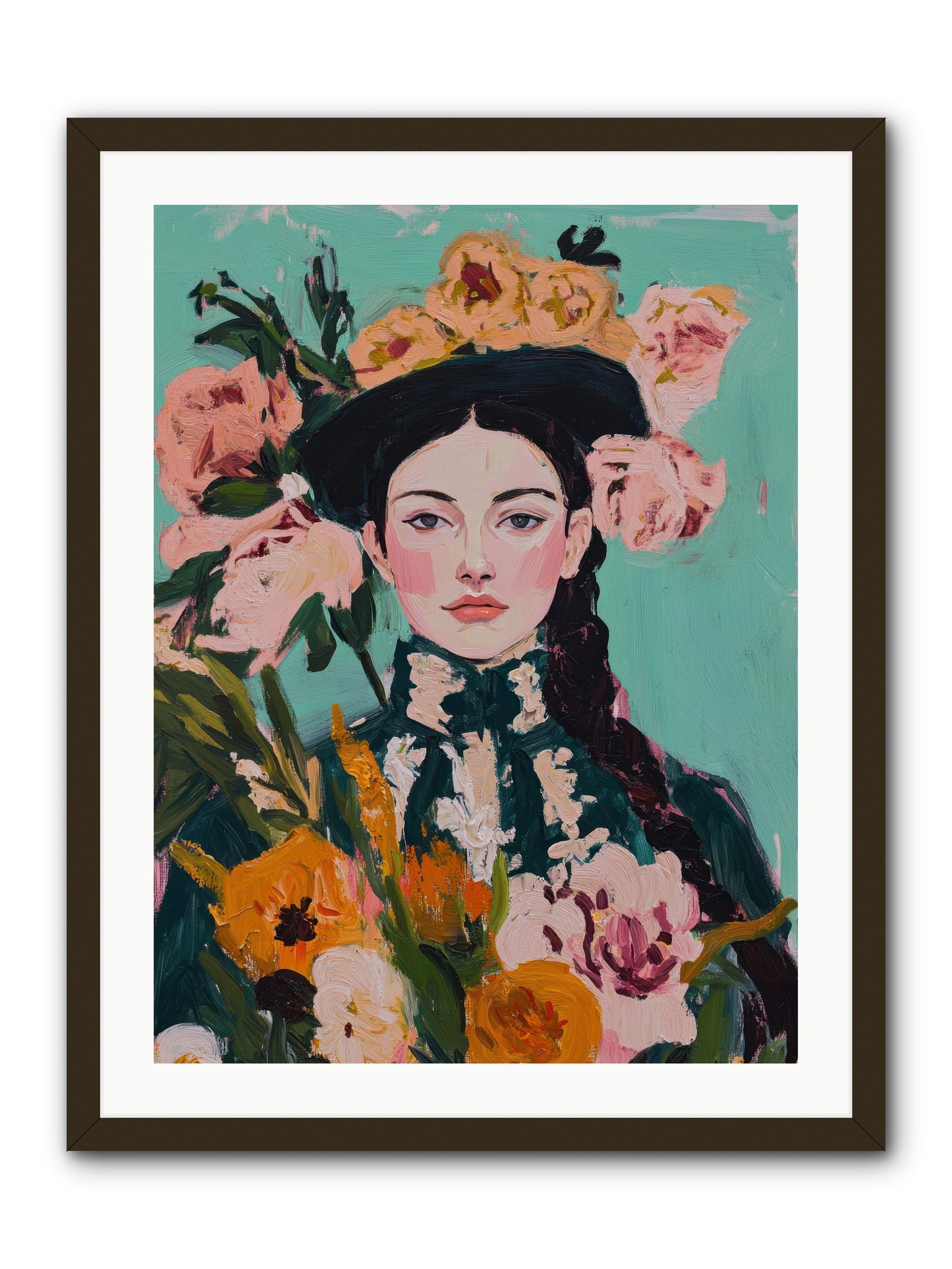 Desert Pearl -- Framed Print - Black 24x32