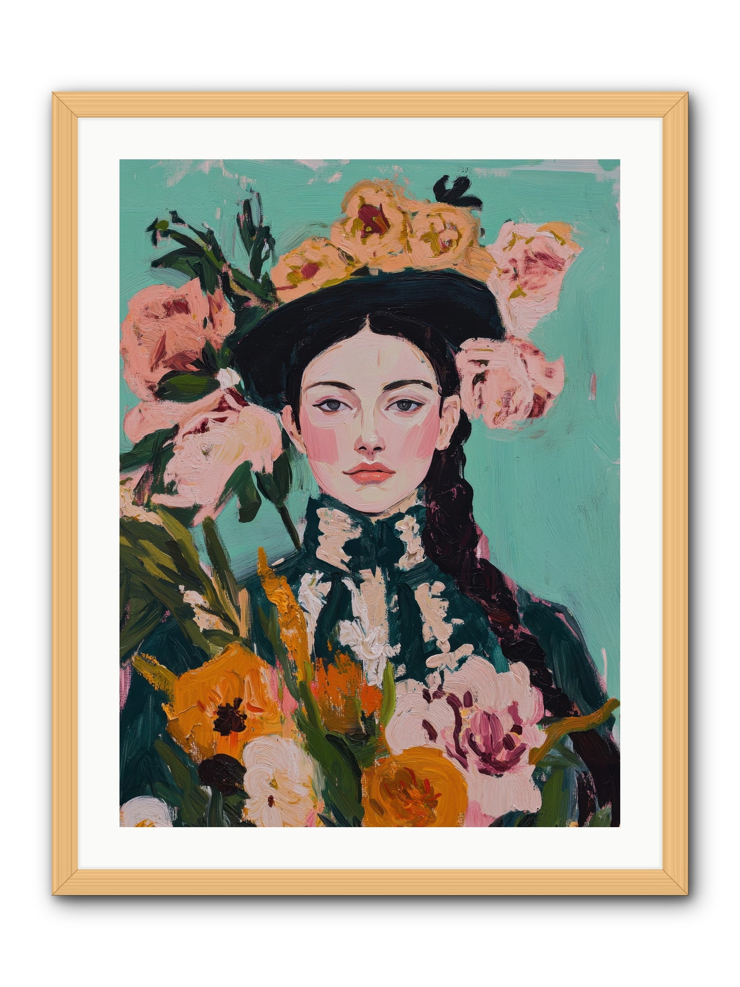 Desert Pearl -- Framed Print - Natural 24x32