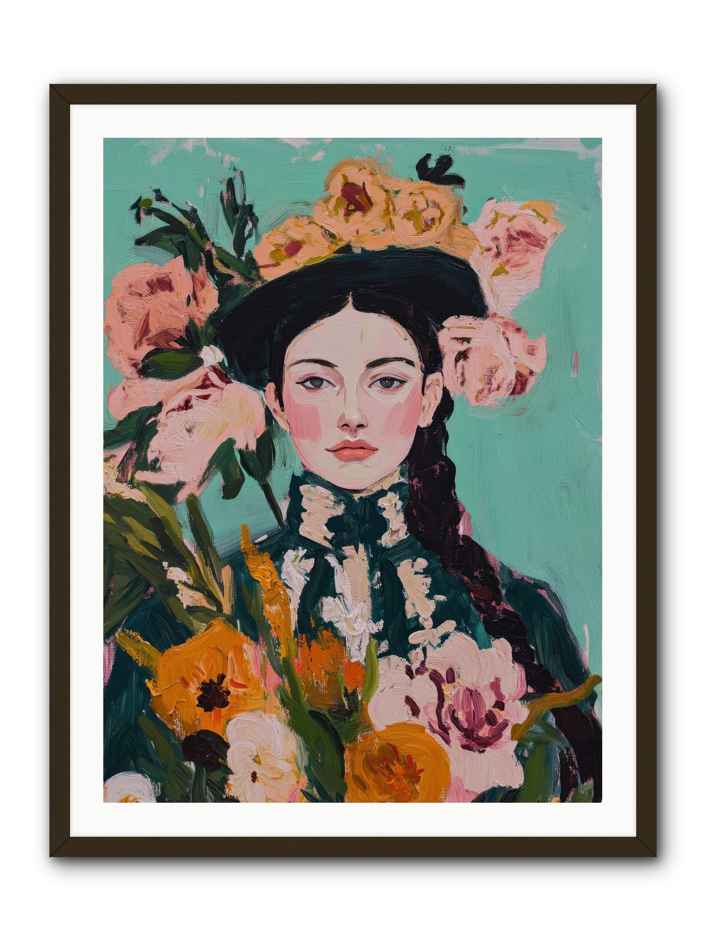 Desert Pearl -- Framed Print - Black 30x40