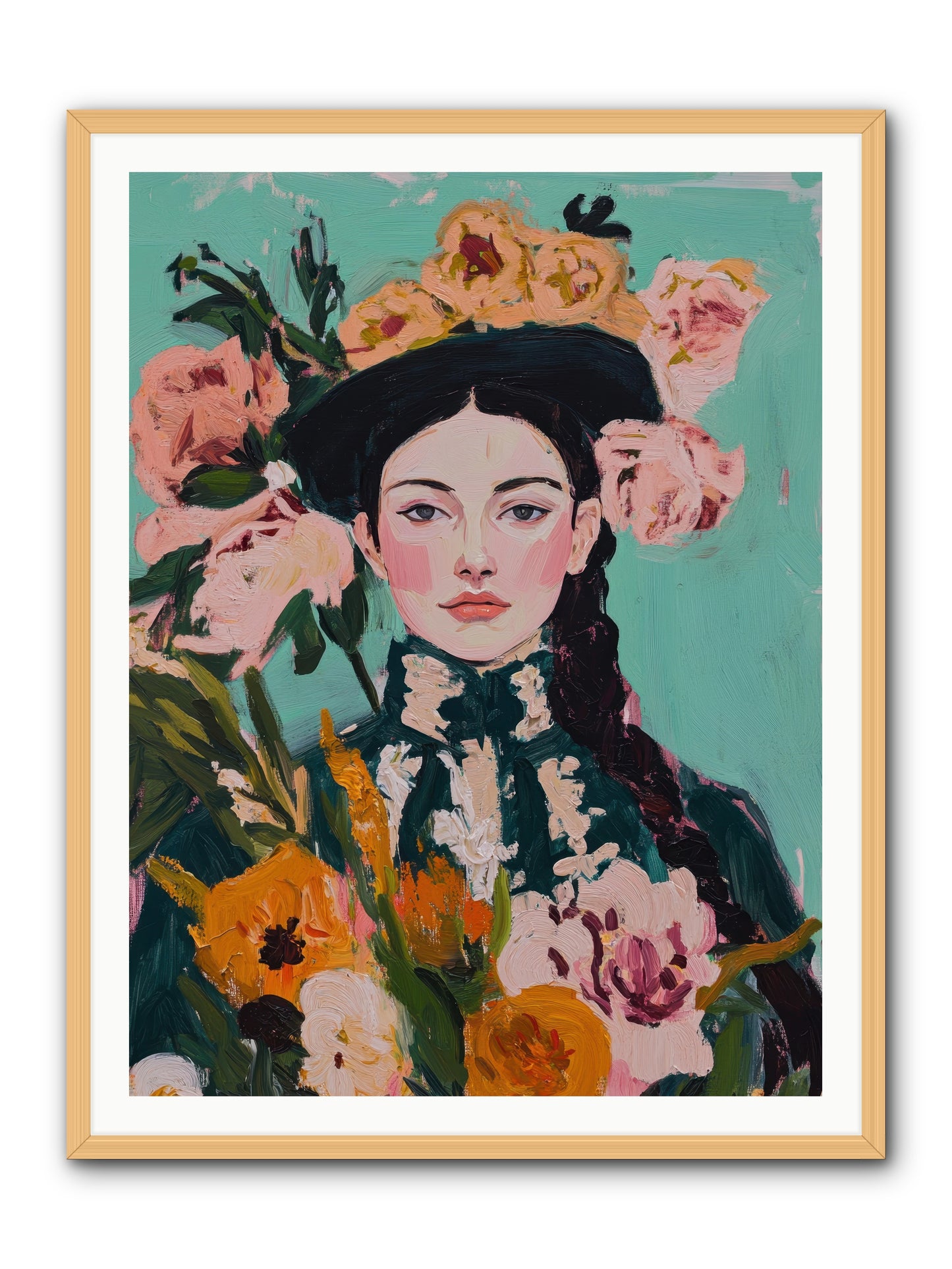 Desert Pearl -- Framed Print - Natural 36x48