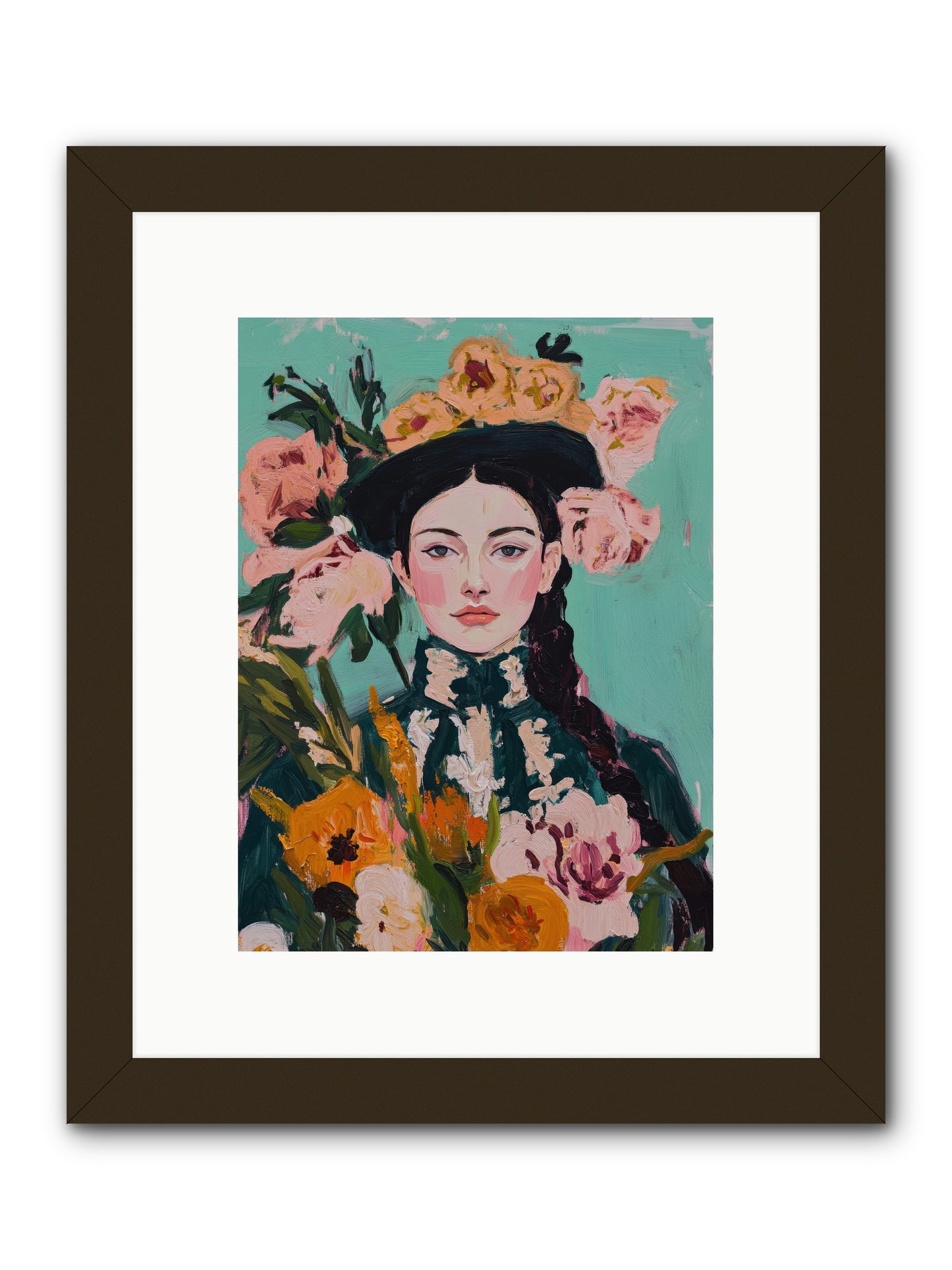 Desert Pearl -- Framed Print - Black 9x12