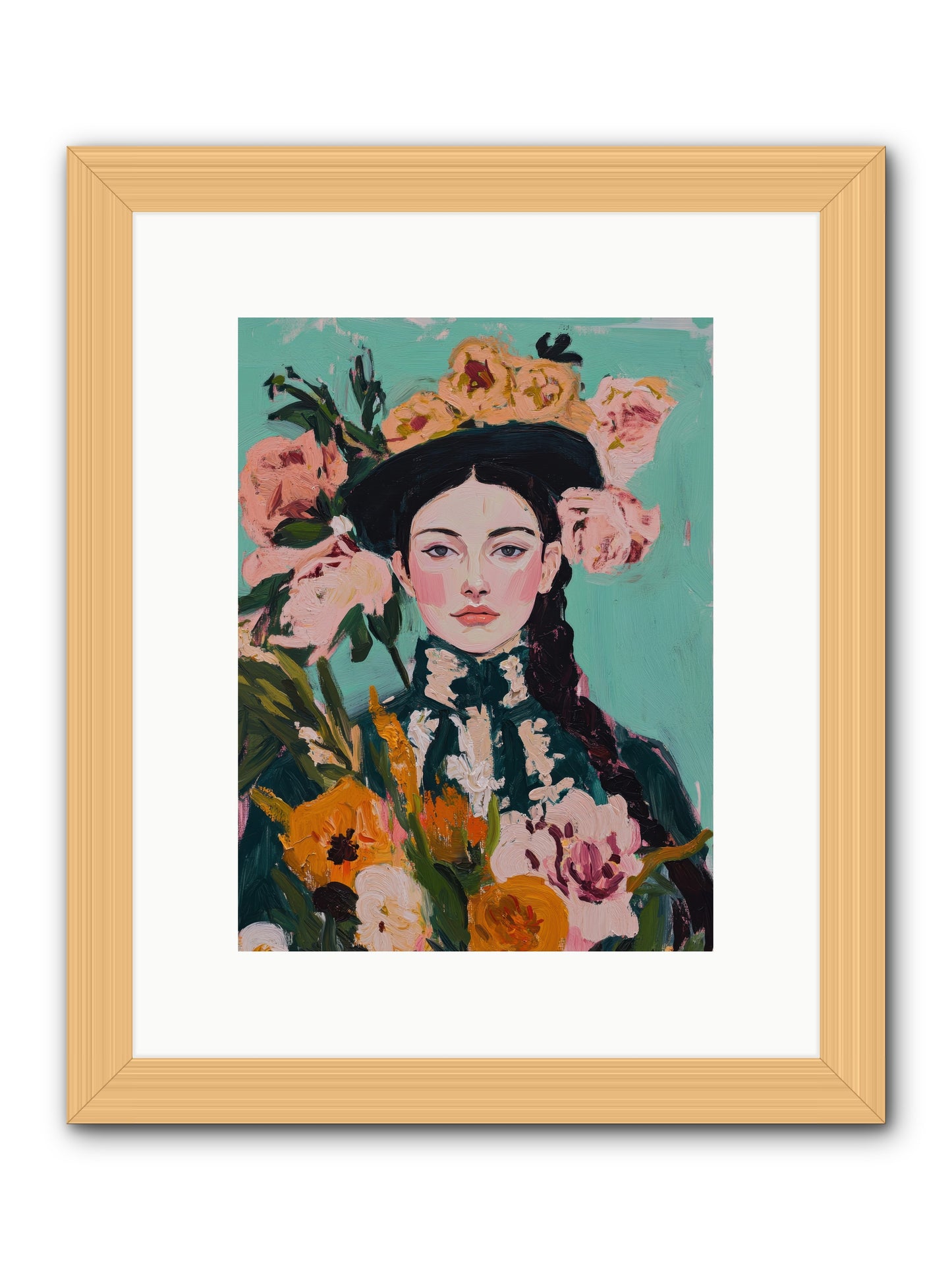 Desert Pearl -- Framed Print - Natural 9x12