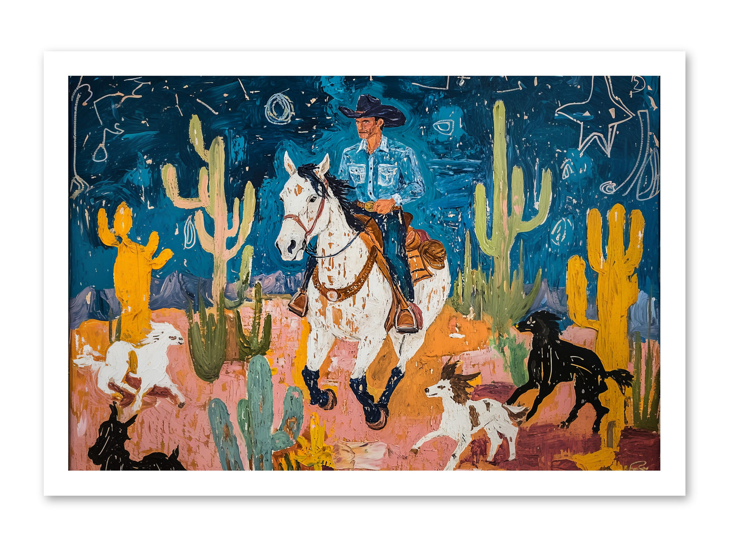 Desert Stars -- Paper Print 24x16