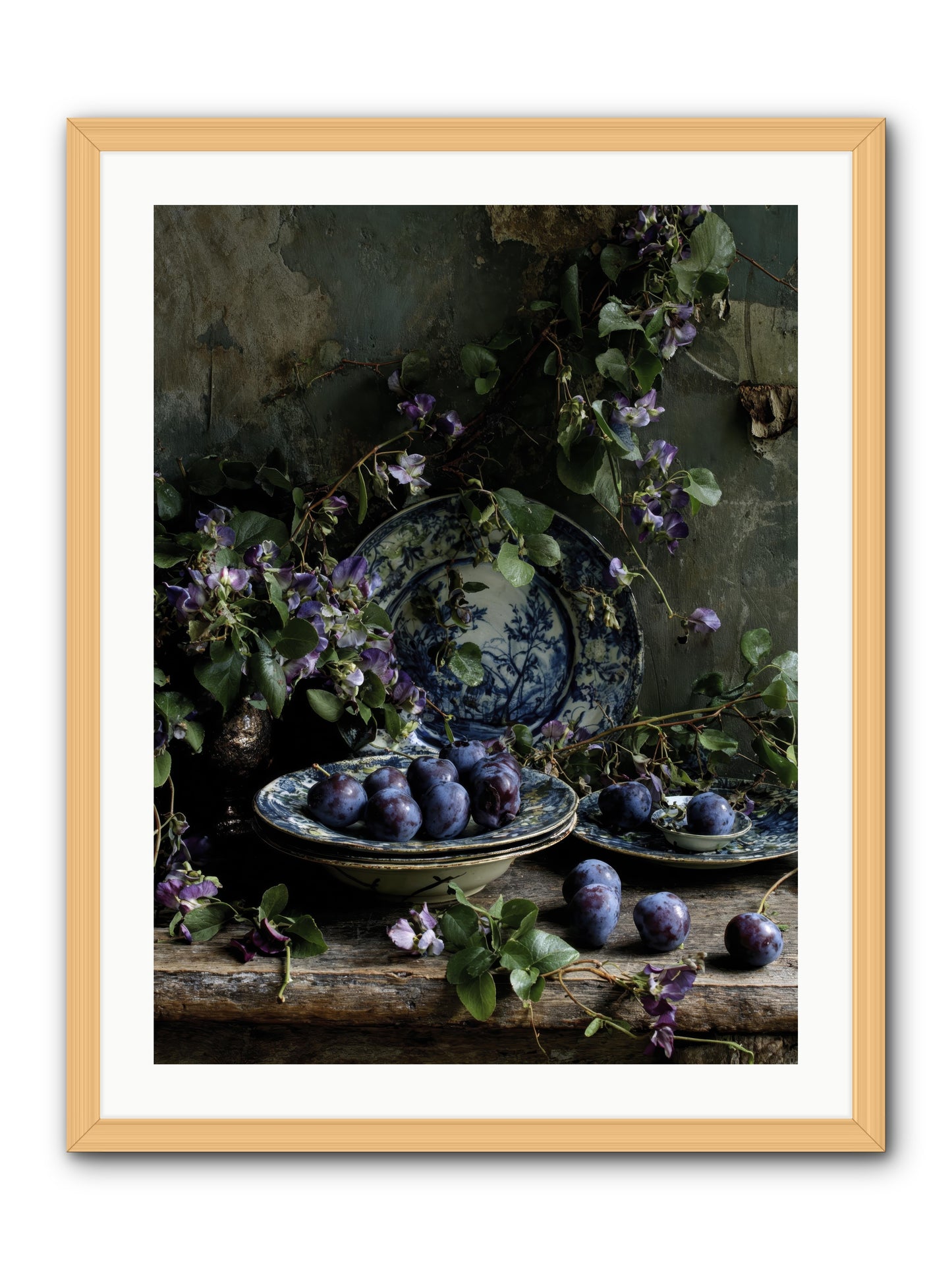 Dessert First -- Framed Print - Natural 24x32