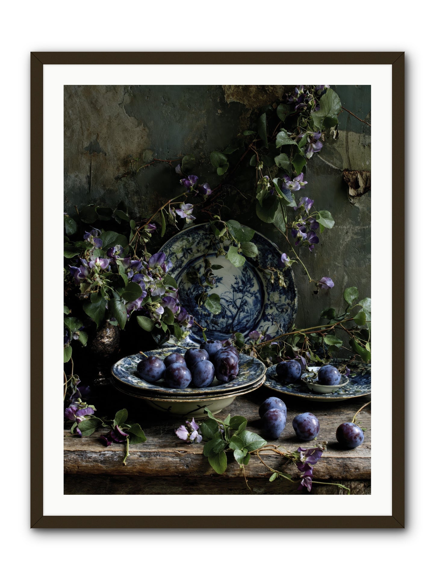 Dessert First -- Framed Print - Black 30x40