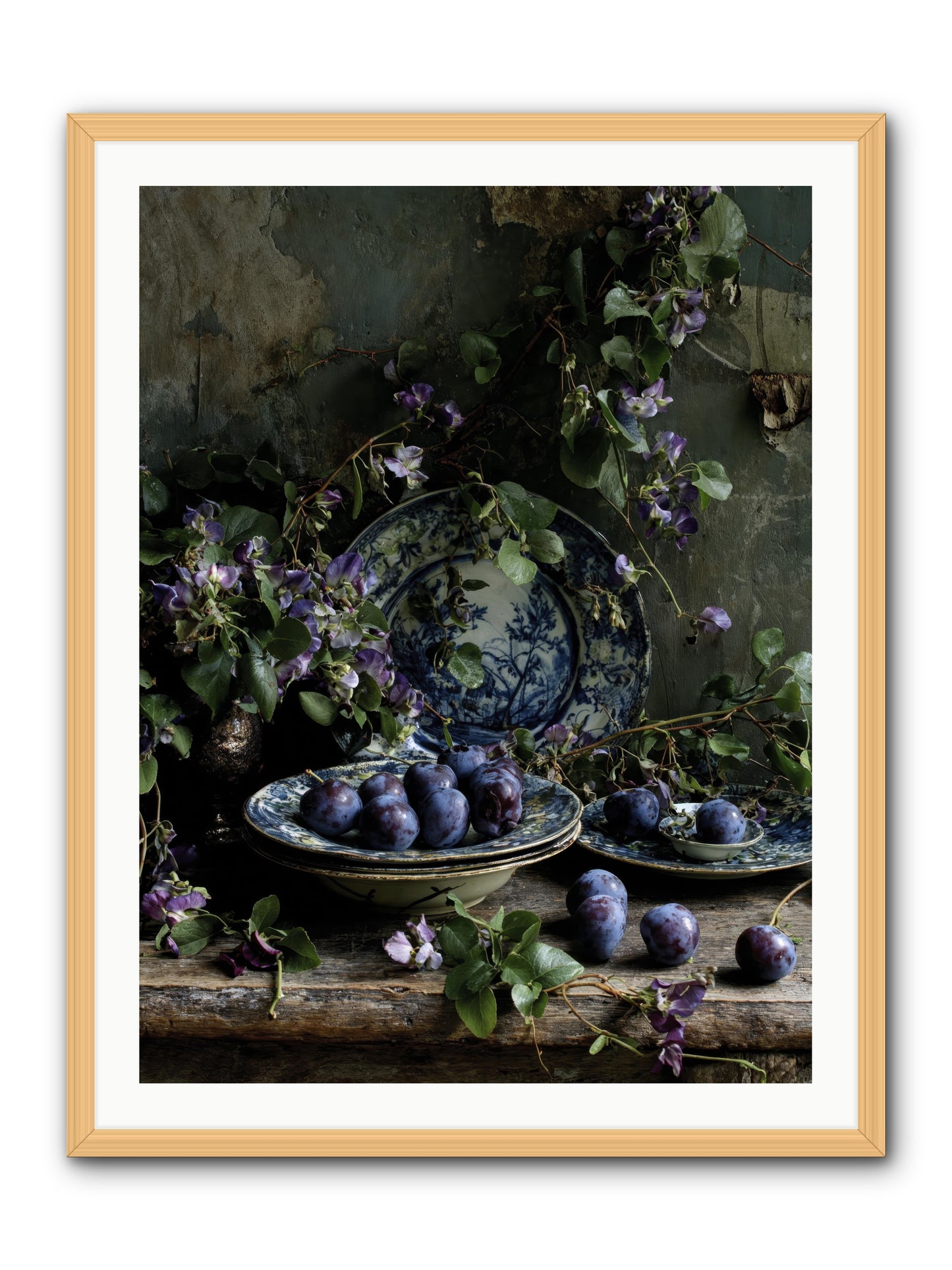 Dessert First -- Framed Print - Natural 30x40