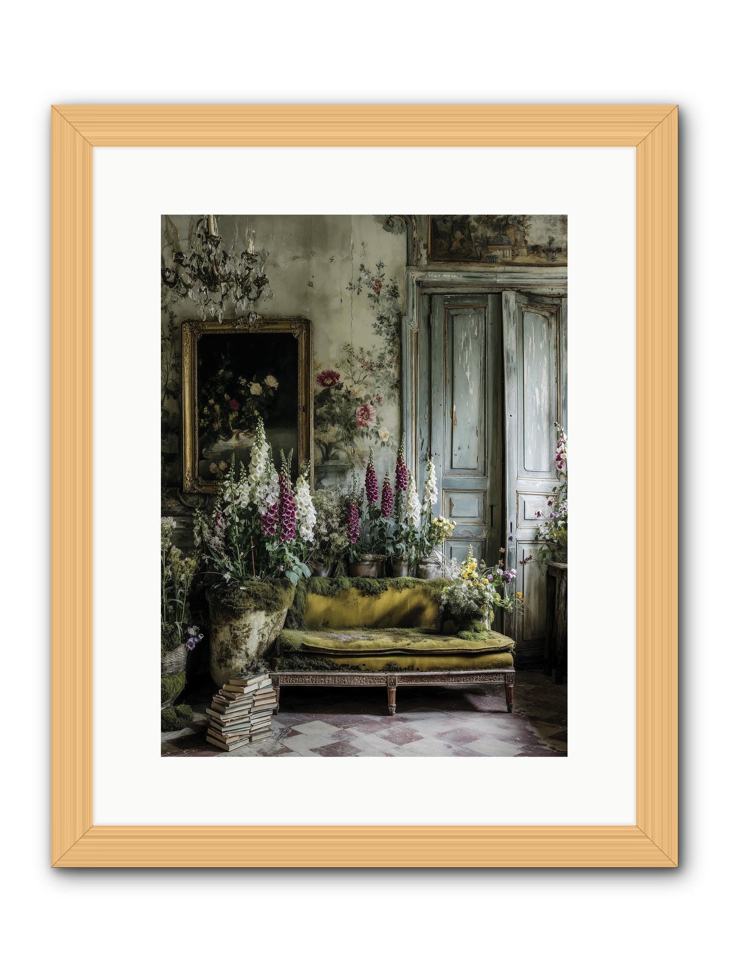Destined to find -- Framed Print - Natural 12x16