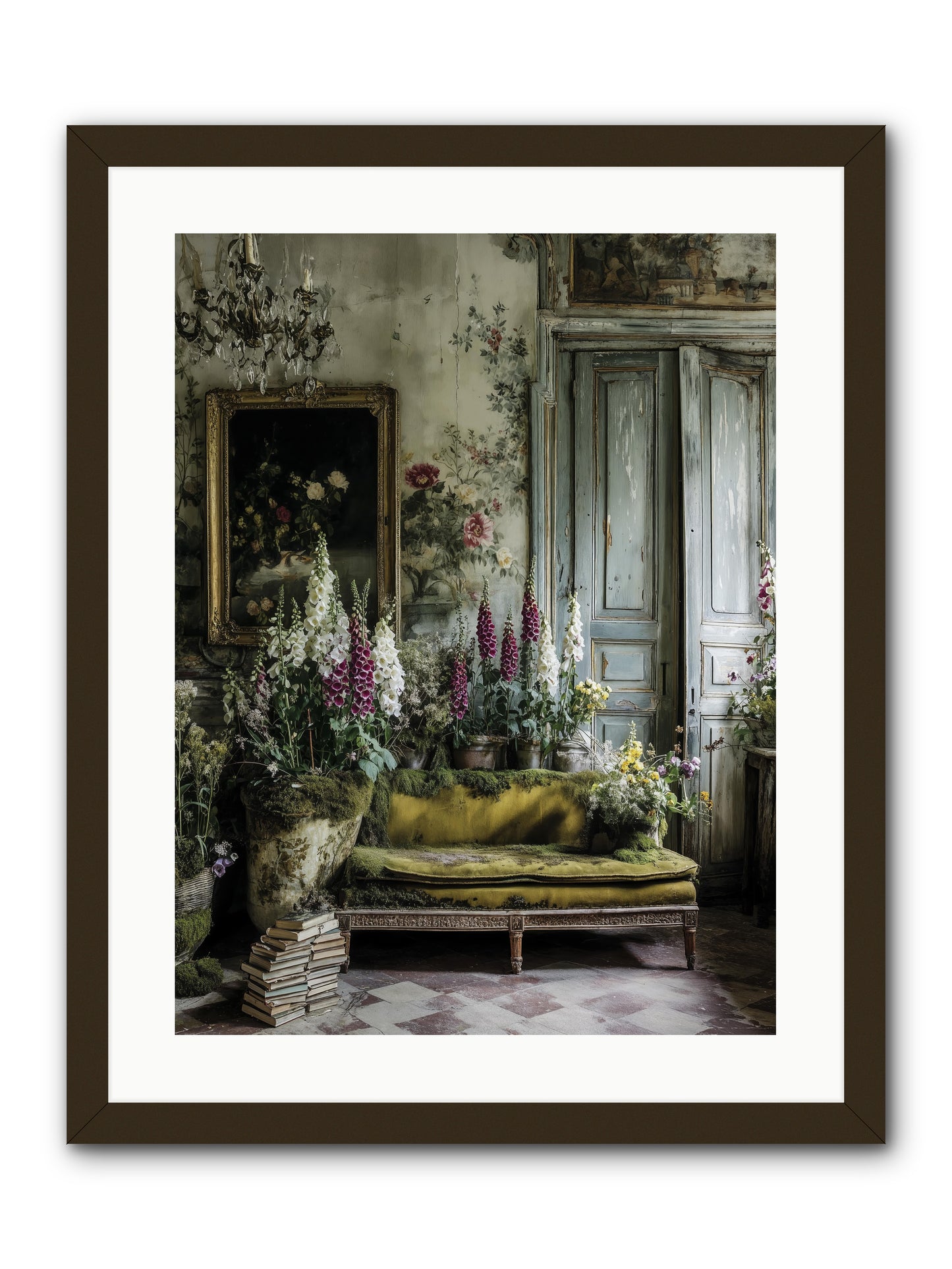 Destined to find -- Framed Print - Black 18x24