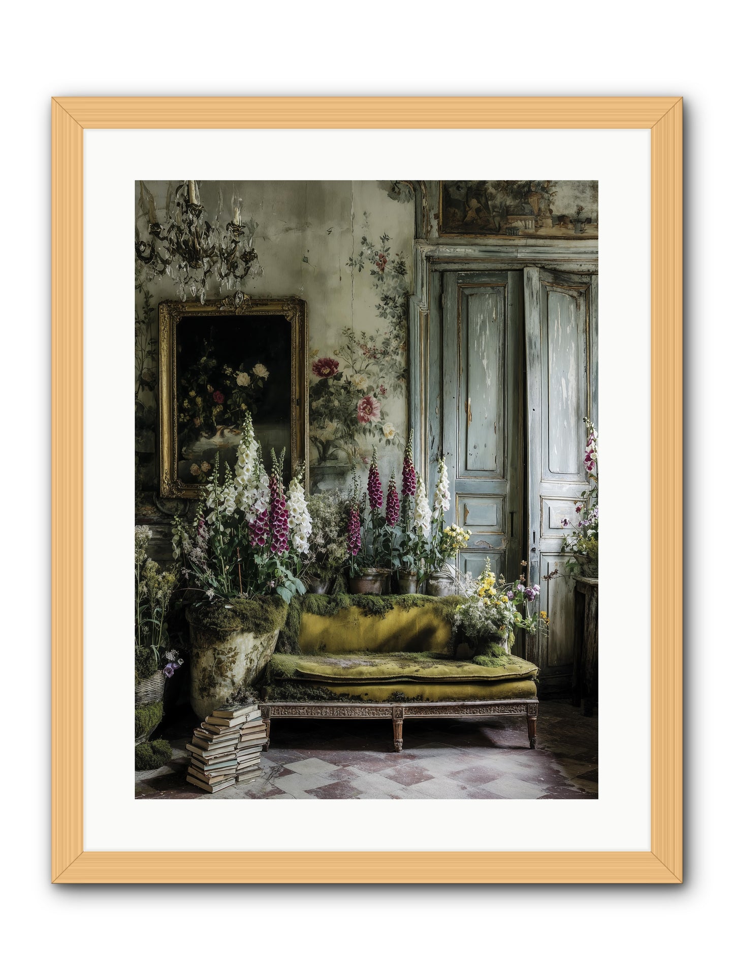 Destined to find -- Framed Print - Natural 18x24