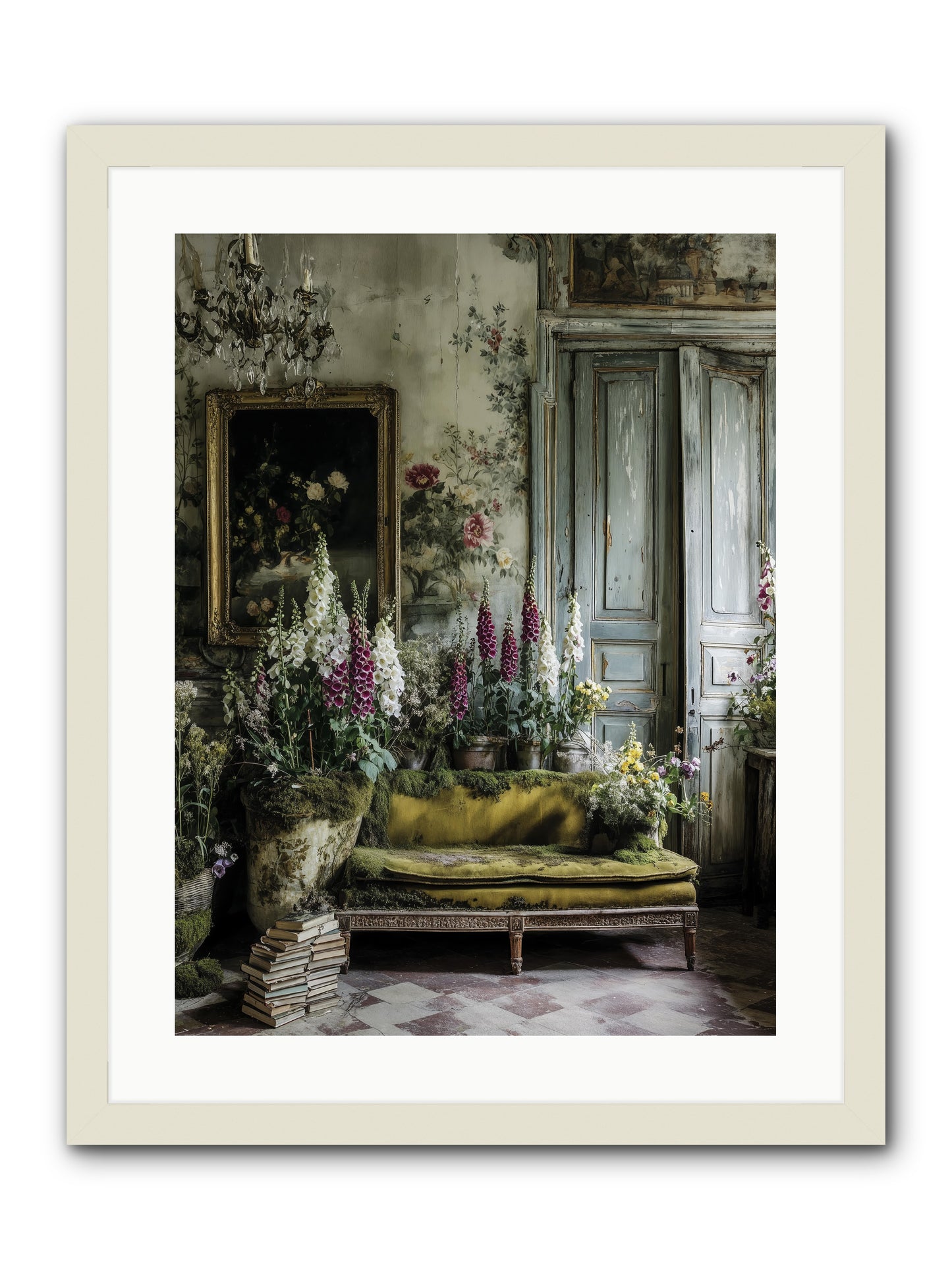 Destined to find -- Framed Print - White 18x24