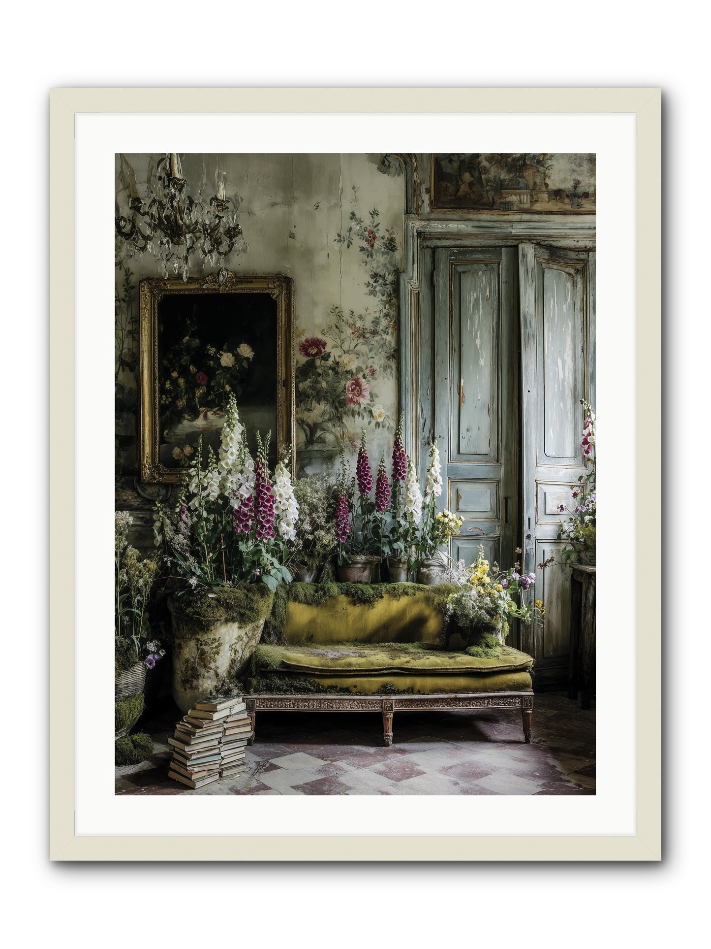 Destined to find -- Framed Print - White 24x32