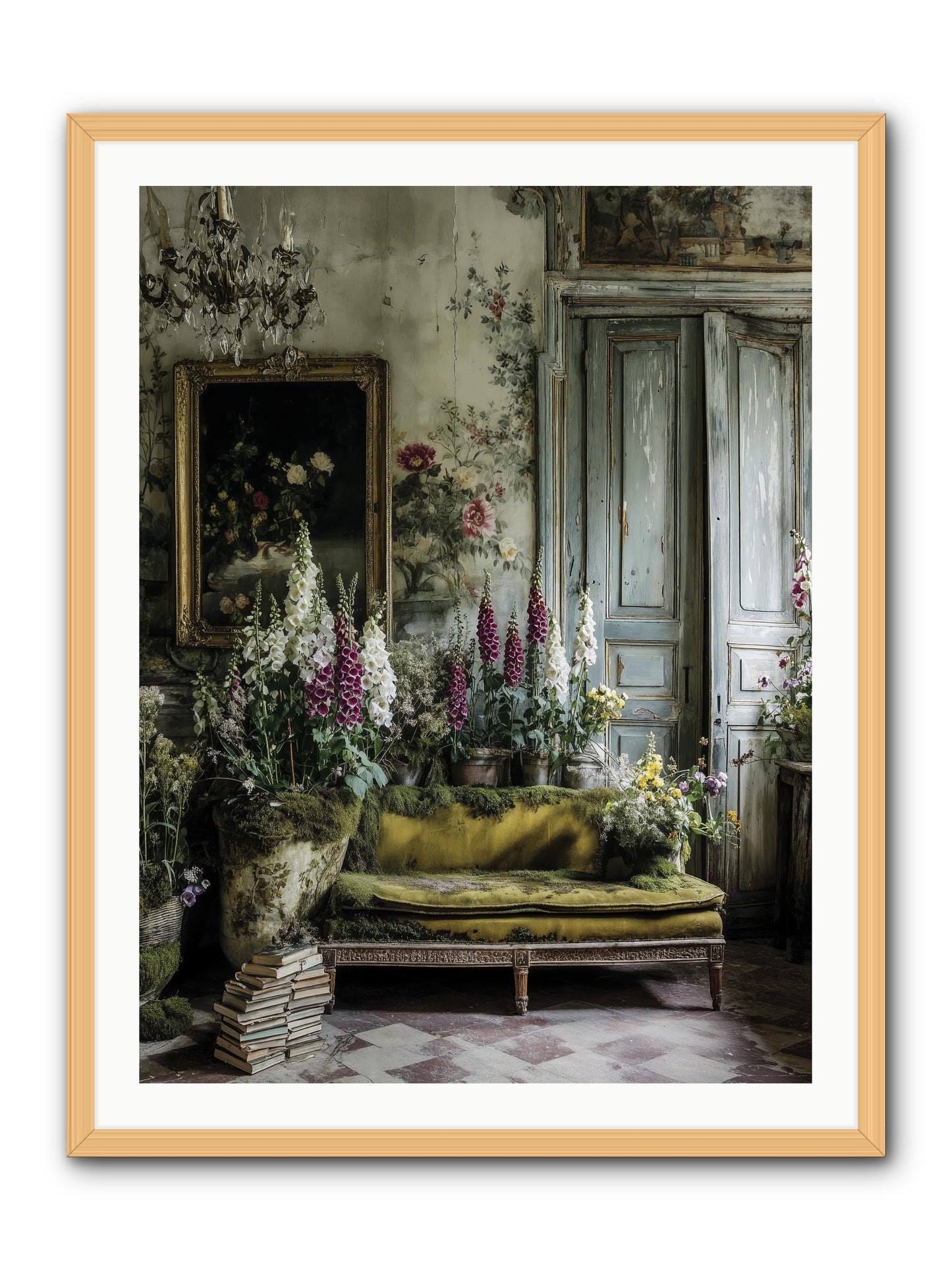Destined to find -- Framed Print - Natural 30x40