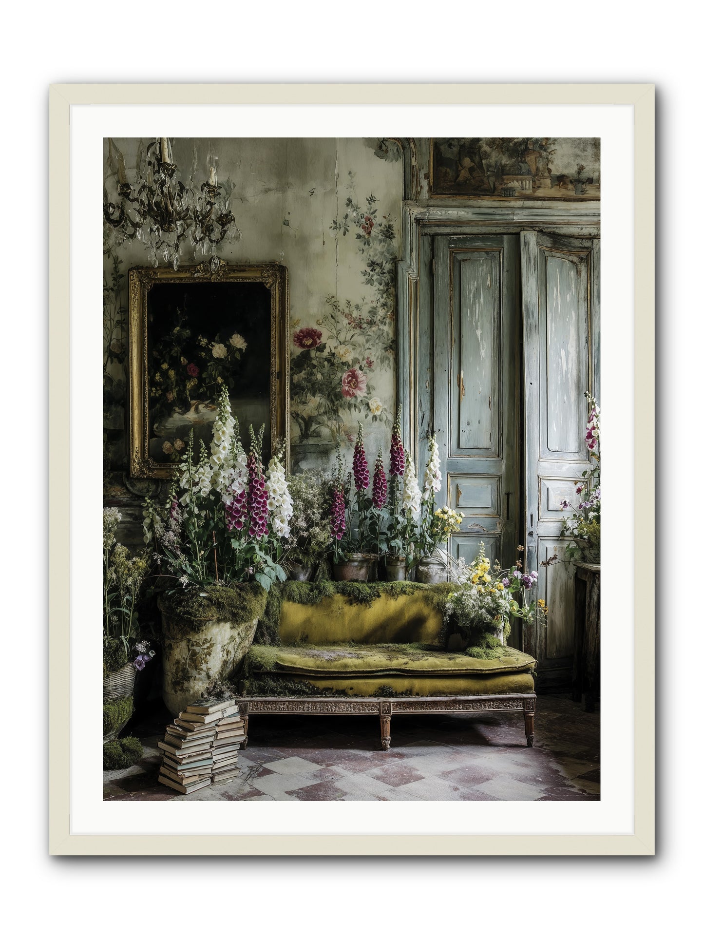 Destined to find -- Framed Print - White 30x40