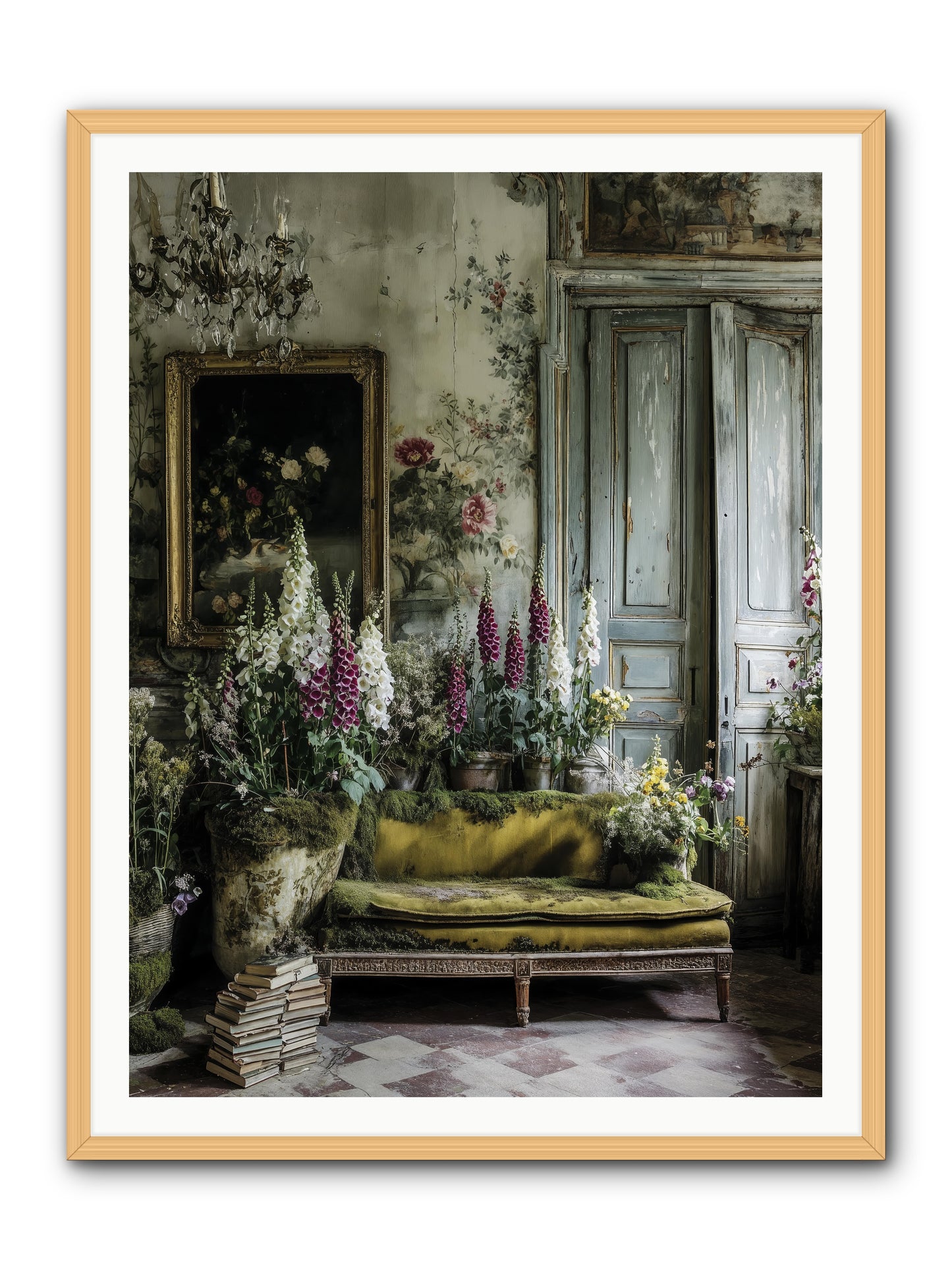 Destined to find -- Framed Print - Natural 36x48