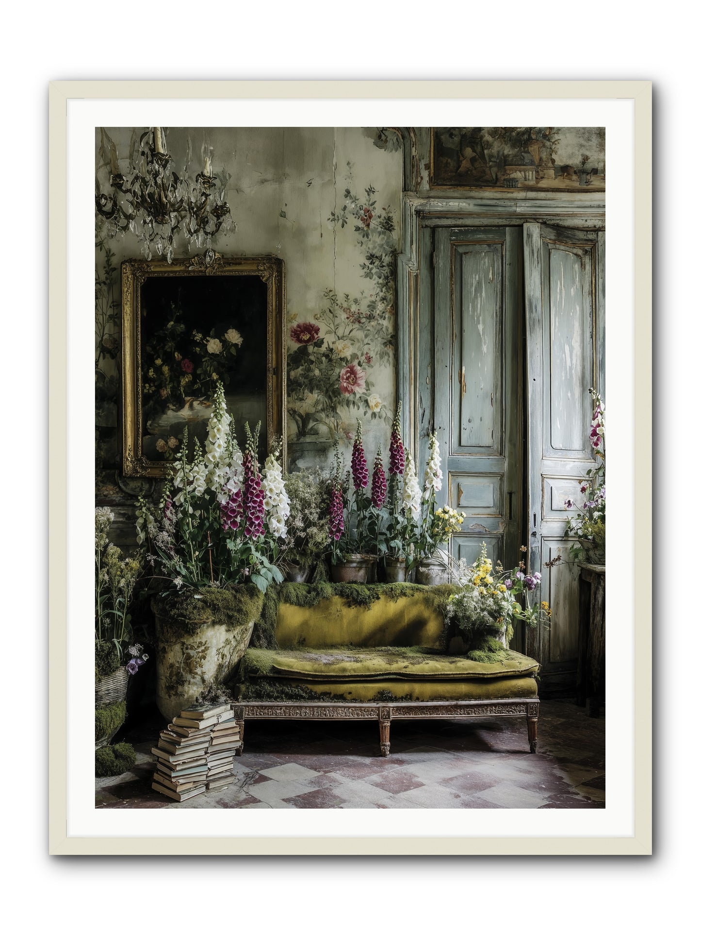 Destined to find -- Framed Print - White 36x48