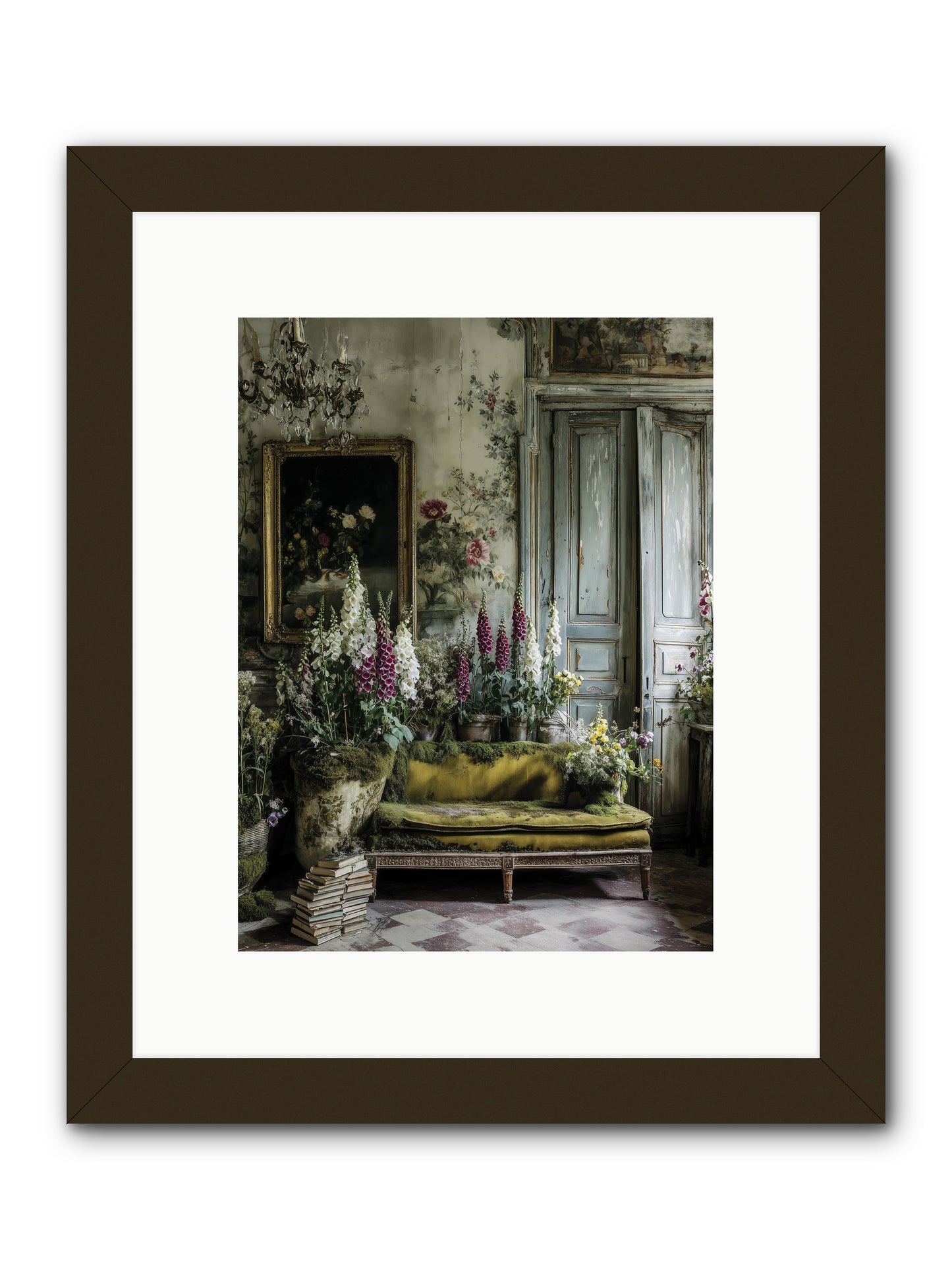 Destined to find -- Framed Print - Black 9x12