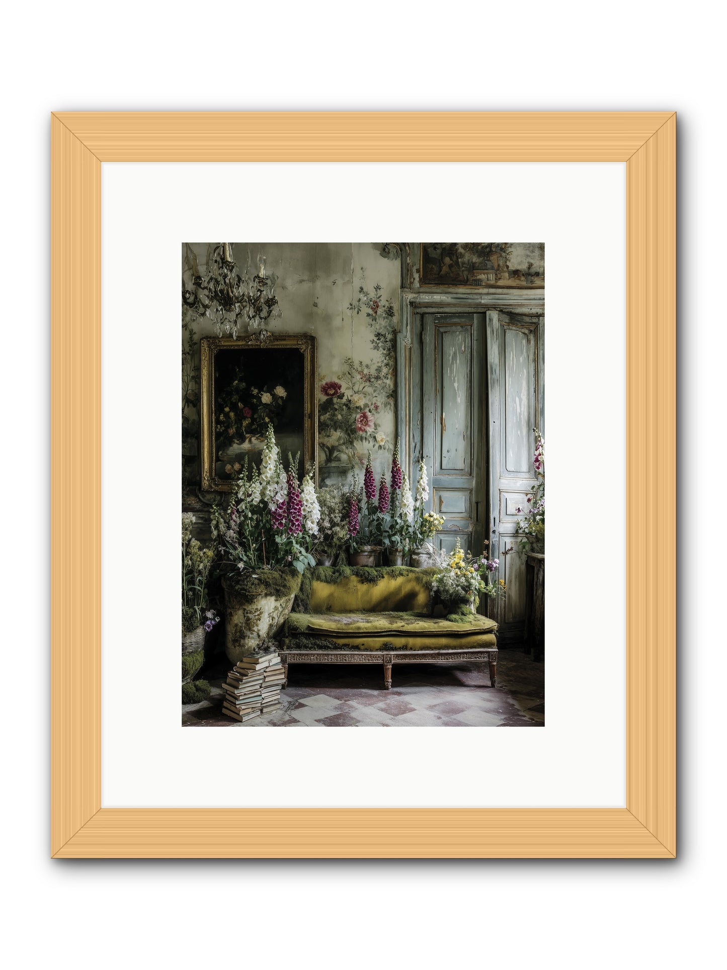 Destined to find -- Framed Print - Natural 9x12