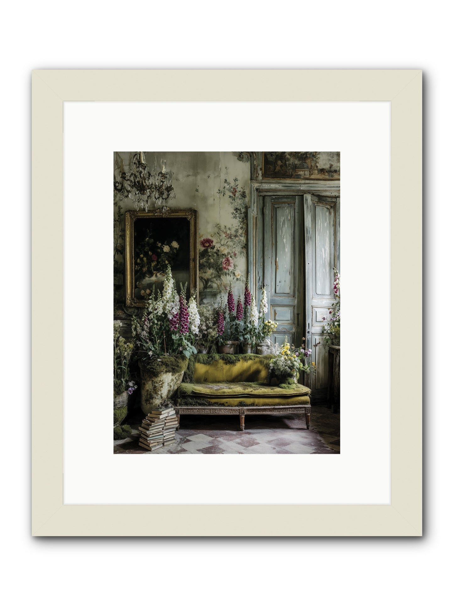 Destined to find -- Framed Print - White 9x12