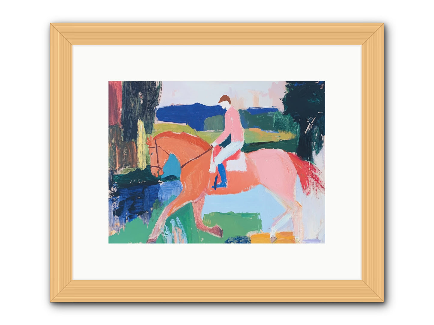 Destiny Chaser -- Framed Print - Natural 12x9