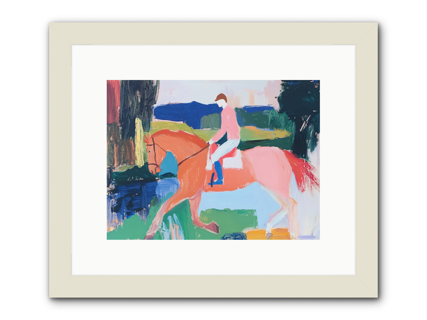 Destiny Chaser -- Framed Print - White 12x9