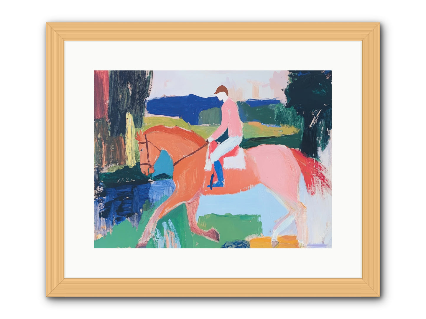 Destiny Chaser -- Framed Print - Natural 16x12