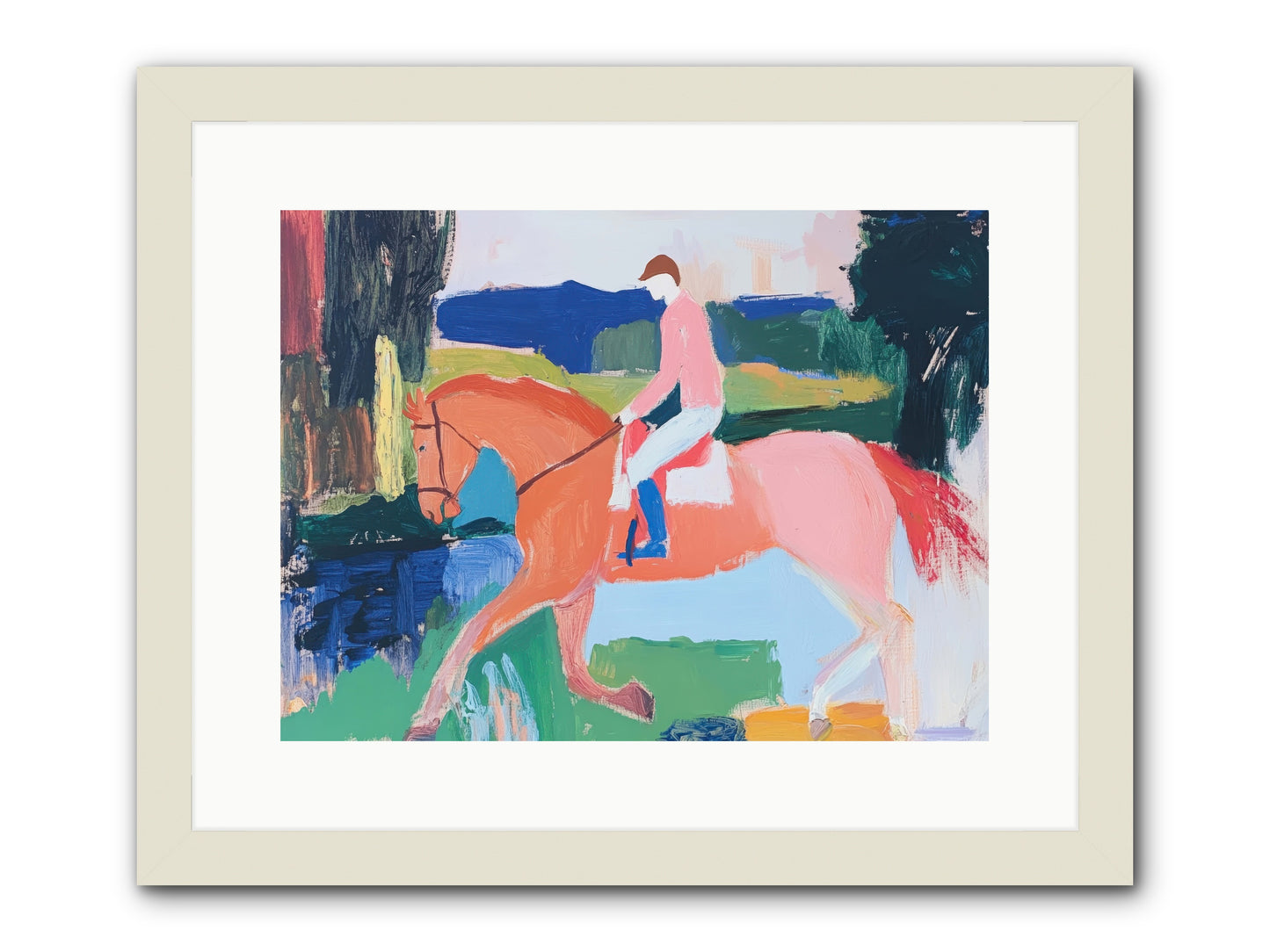 Destiny Chaser -- Framed Print - White 16x12