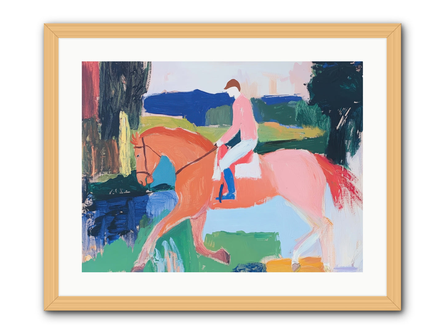 Destiny Chaser -- Framed Print - Natural 24x18