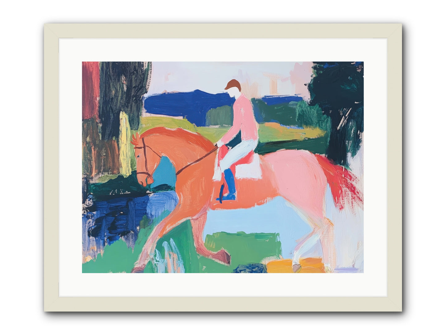 Destiny Chaser -- Framed Print - White 24x18