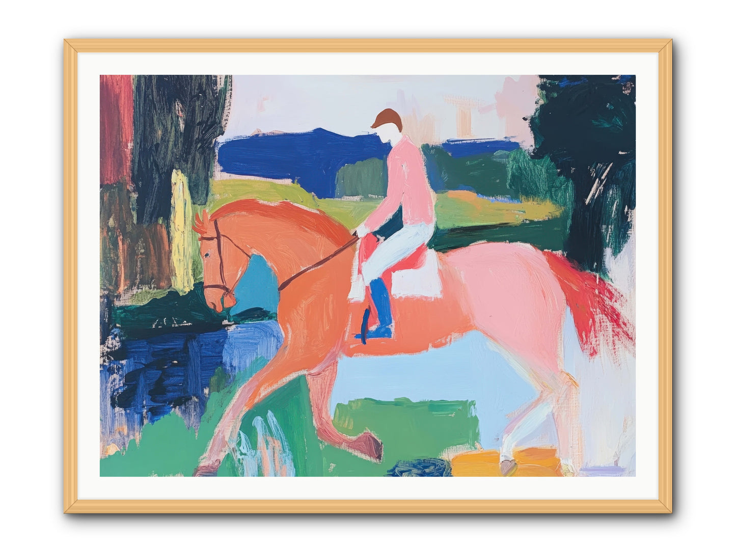 Destiny Chaser -- Framed Print - Natural 48x36