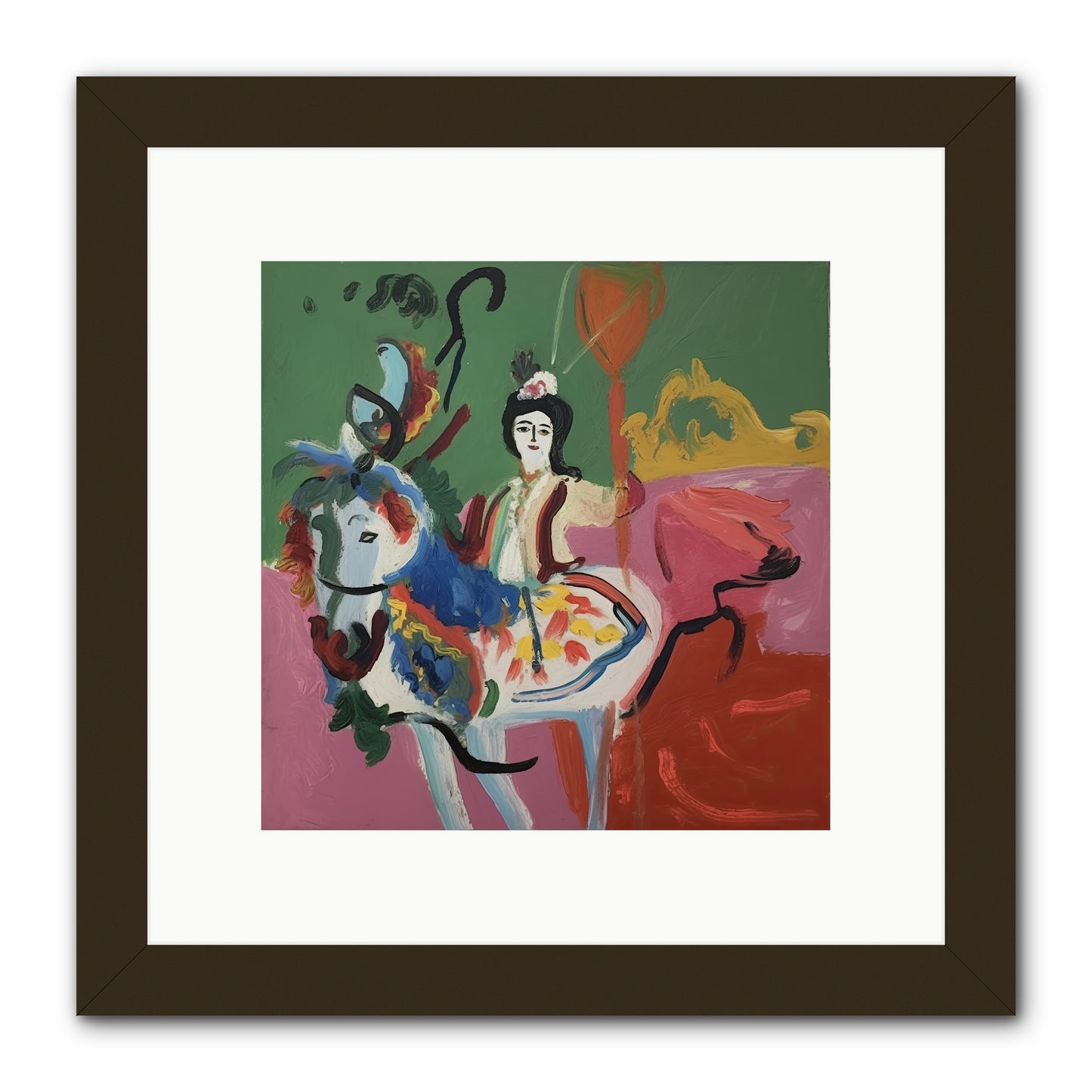 Devlin -- Framed Print - Black 10x10