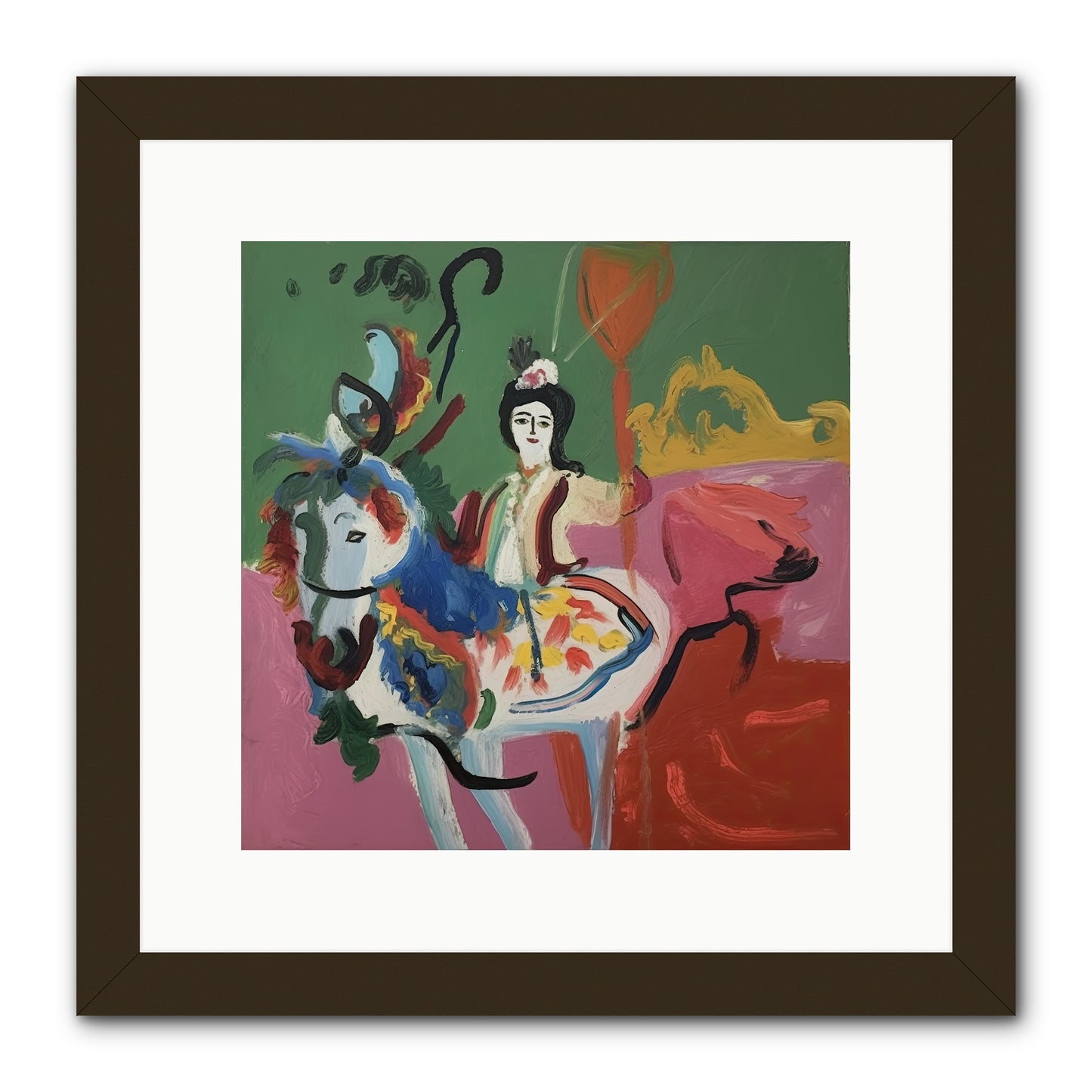 Devlin -- Framed Print - Black 12x12
