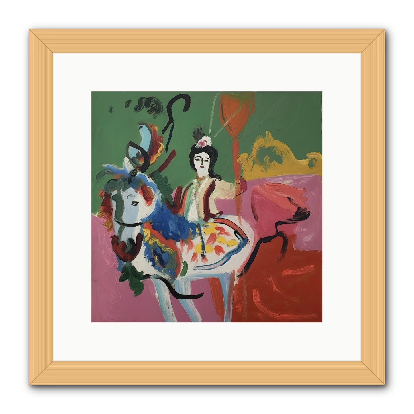 Devlin -- Framed Print - Natural 12x12