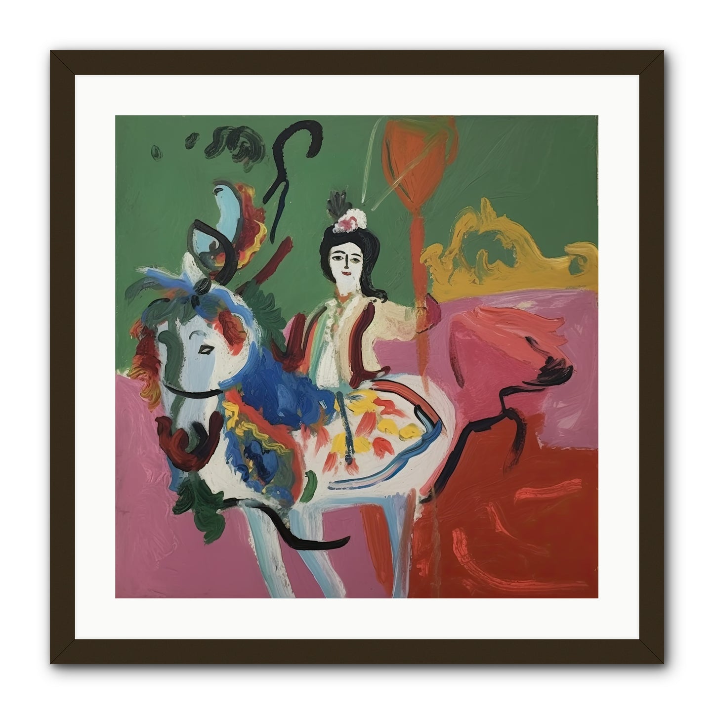 Devlin -- Framed Print - Black 24x24