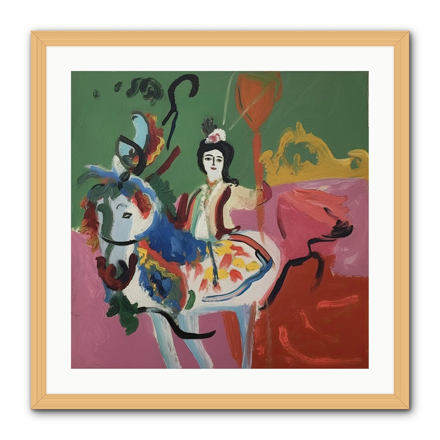 Devlin -- Framed Print - Natural 24x24