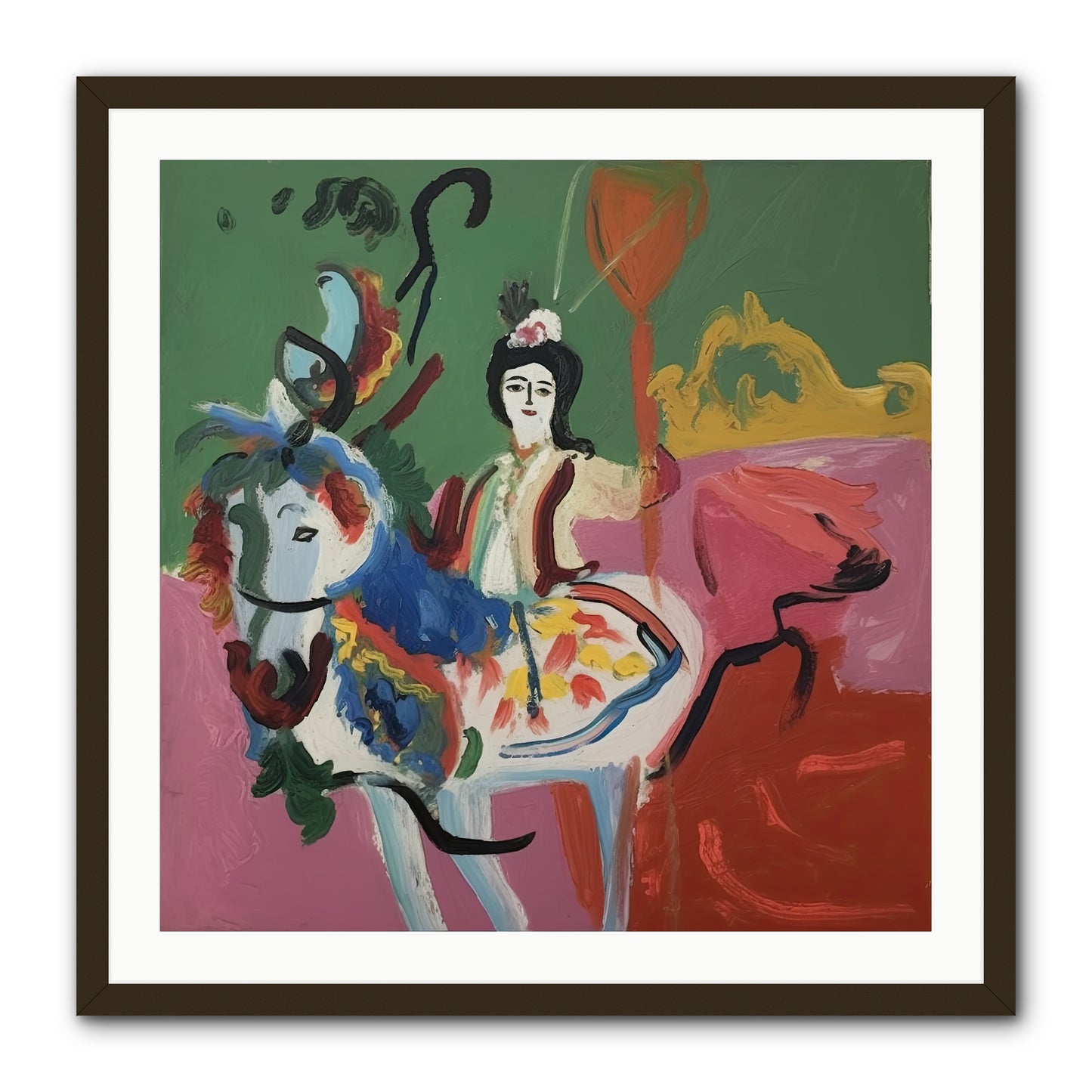 Devlin -- Framed Print - Black 30x30