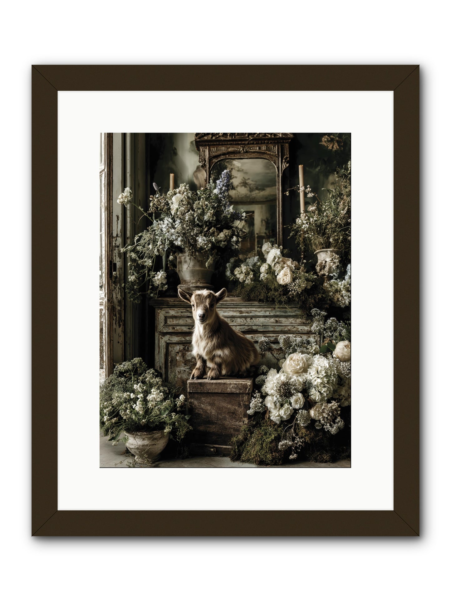 Dew Drop -- Framed Print - Black 12x16