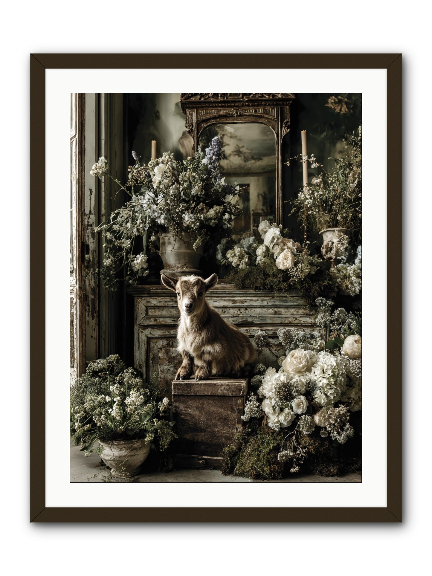 Dew Drop -- Framed Print - Black 24x32