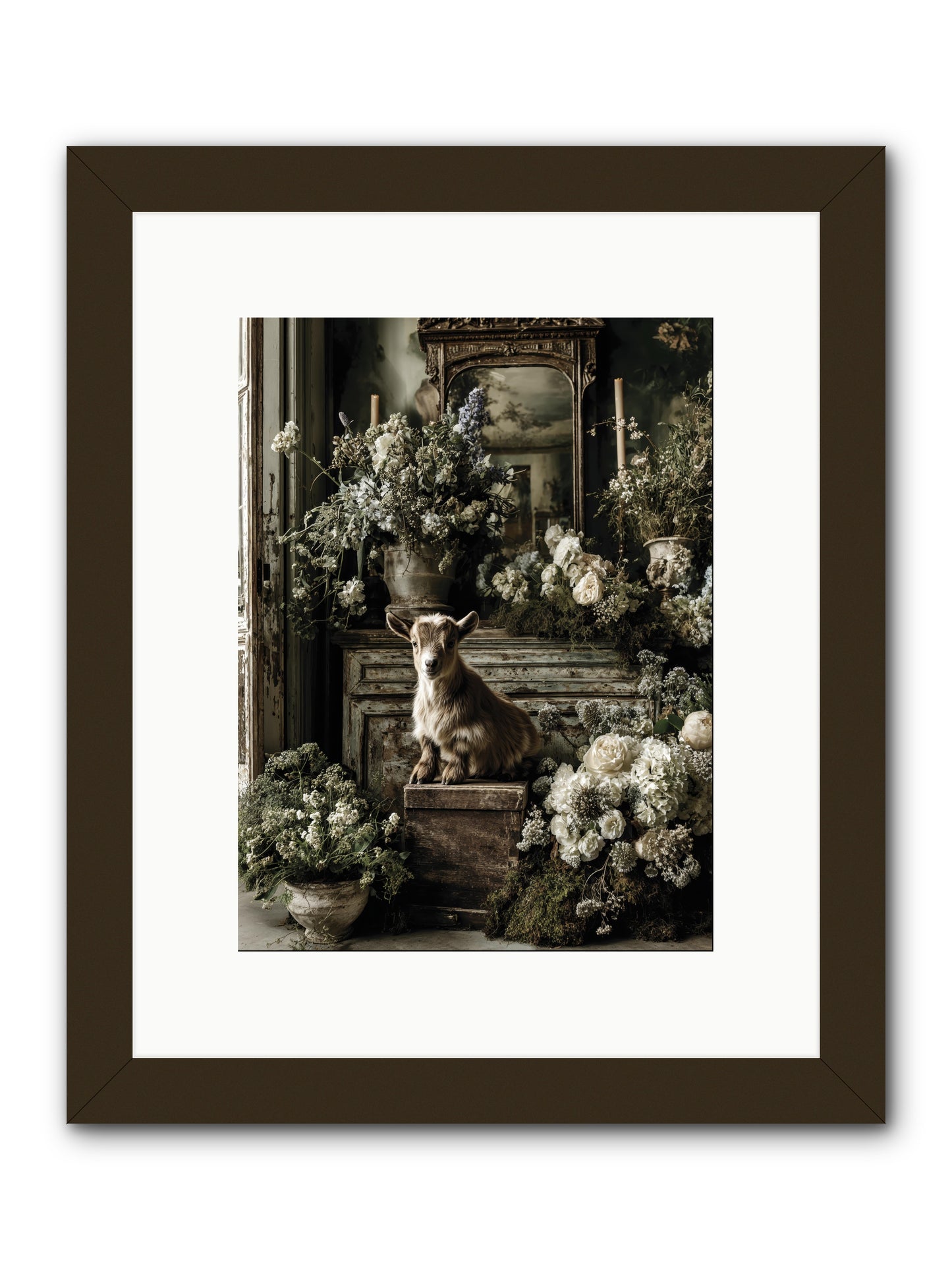 Dew Drop -- Framed Print - Black 9x12