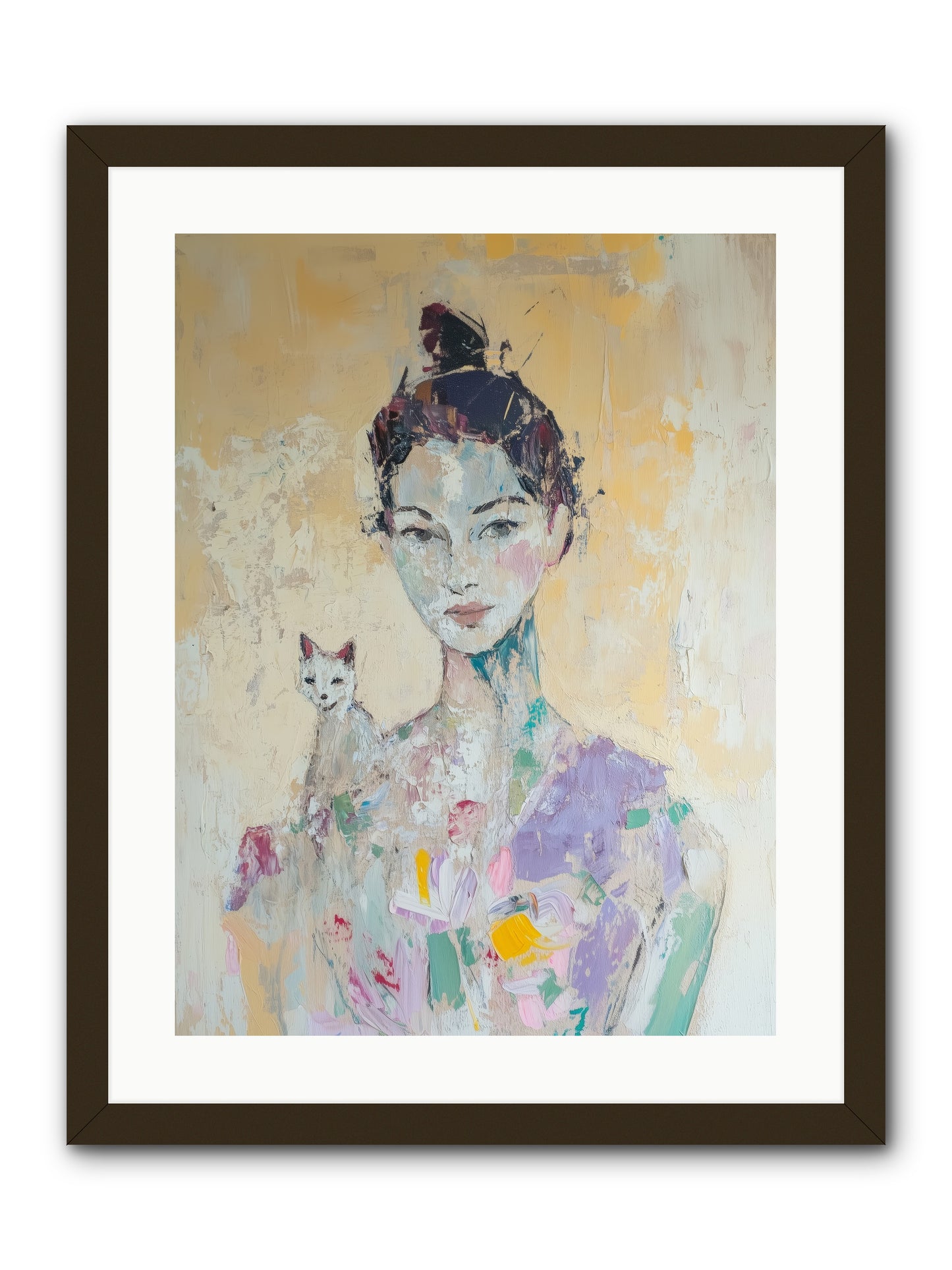 Dewdrop -- Framed Print - Black 18x24