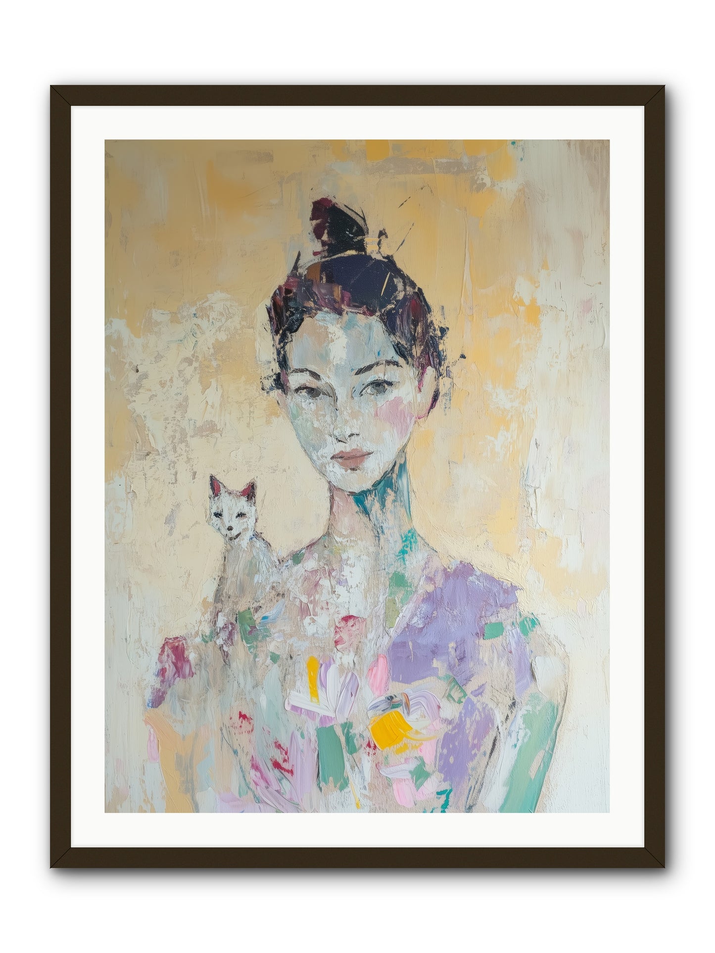 Dewdrop -- Framed Print - Black 30x40