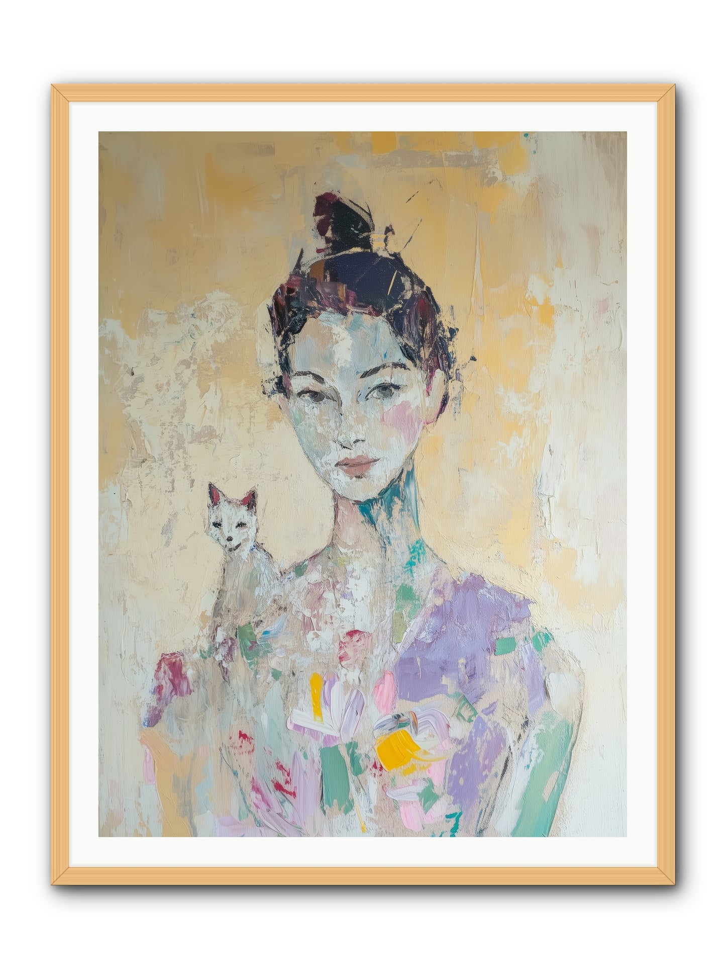 Dewdrop -- Framed Print - Natural 36x48
