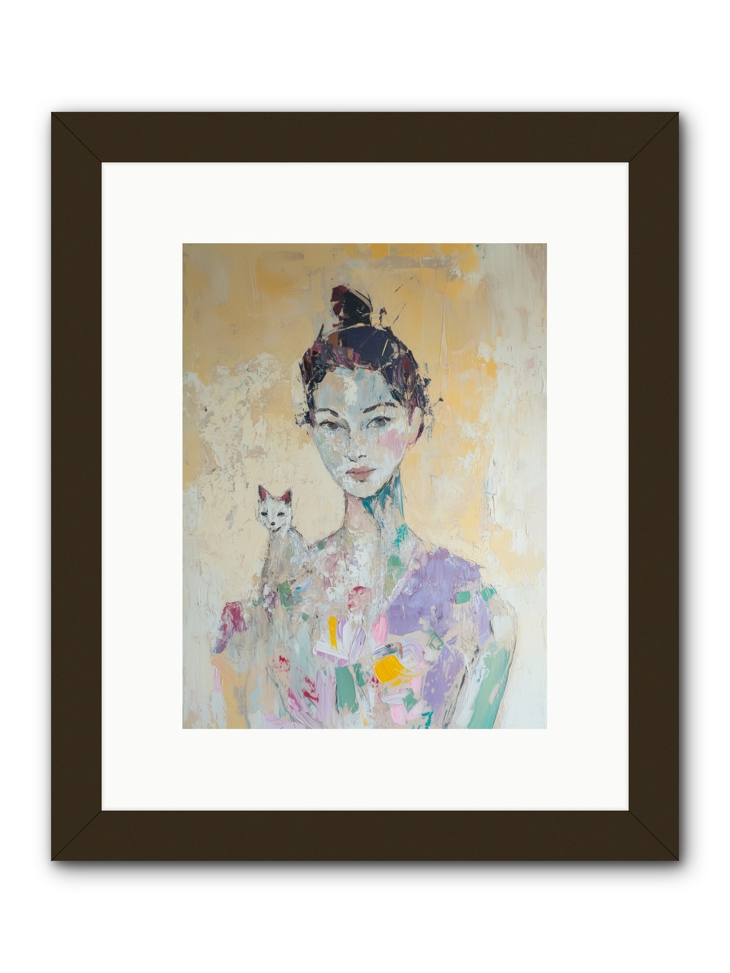 Dewdrop -- Framed Print - Black 9x12