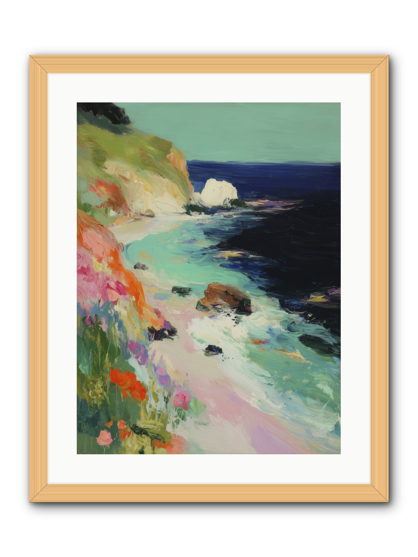 Dewdrop Dreams -- Framed Print - Natural 18x24