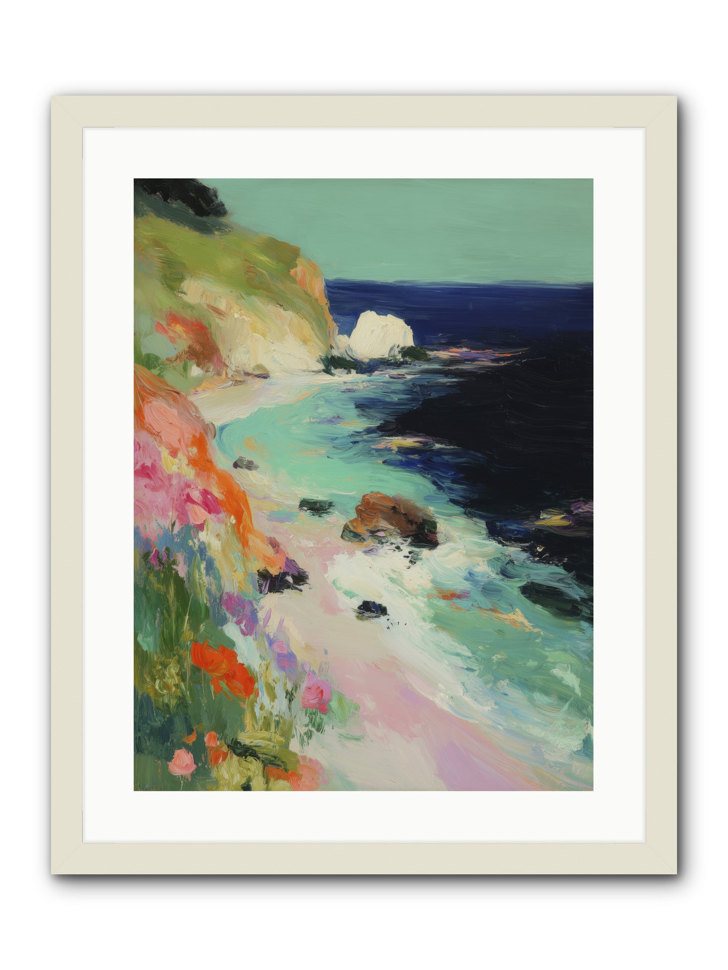 Dewdrop Dreams -- Framed Print - White 18x24