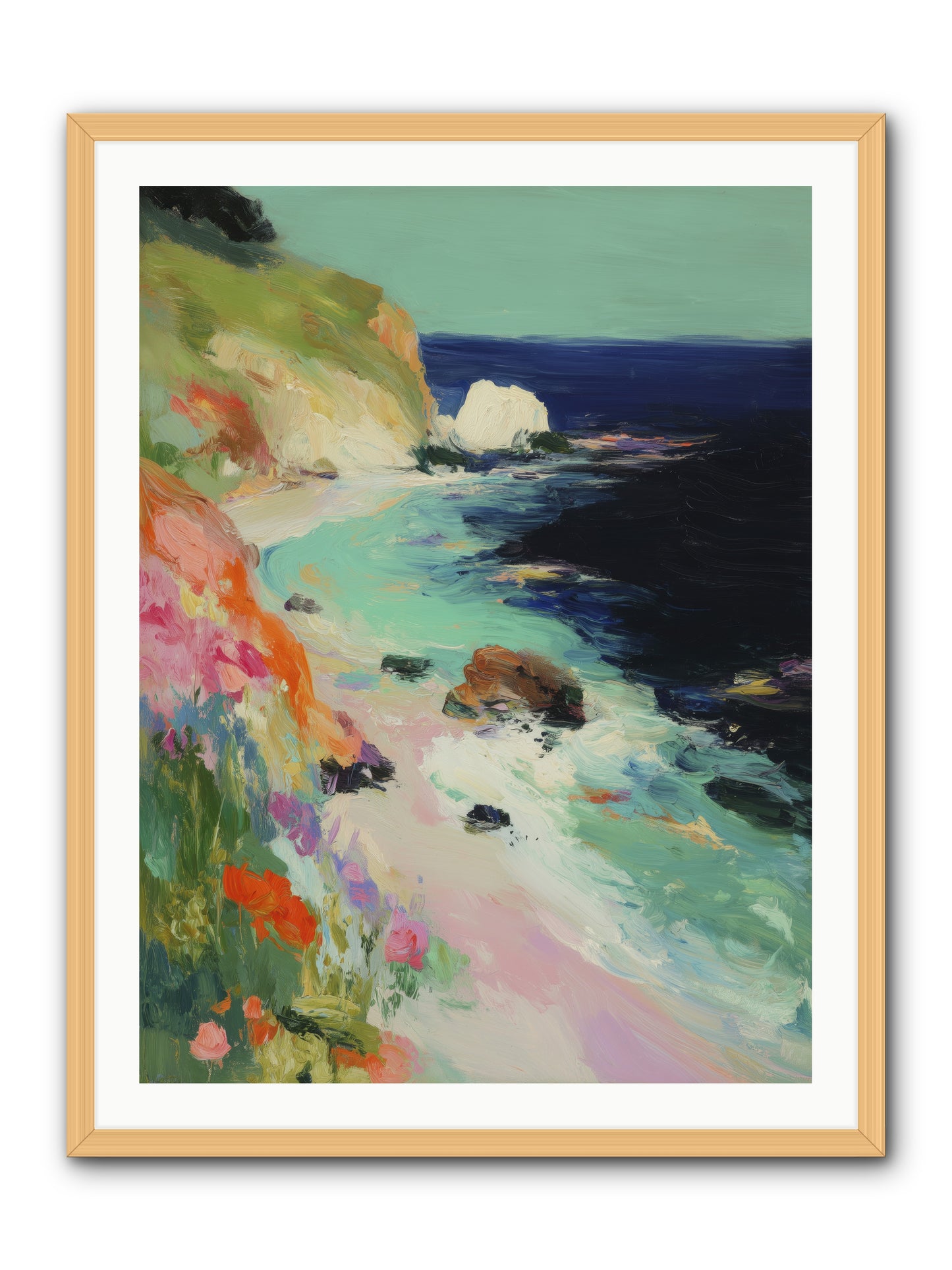 Dewdrop Dreams -- Framed Print - Natural 30x40