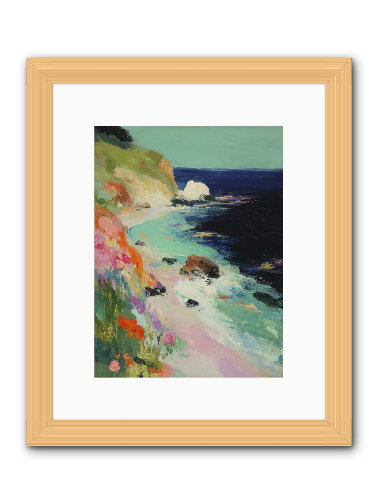 Dewdrop Dreams -- Framed Print - Natural 9x12