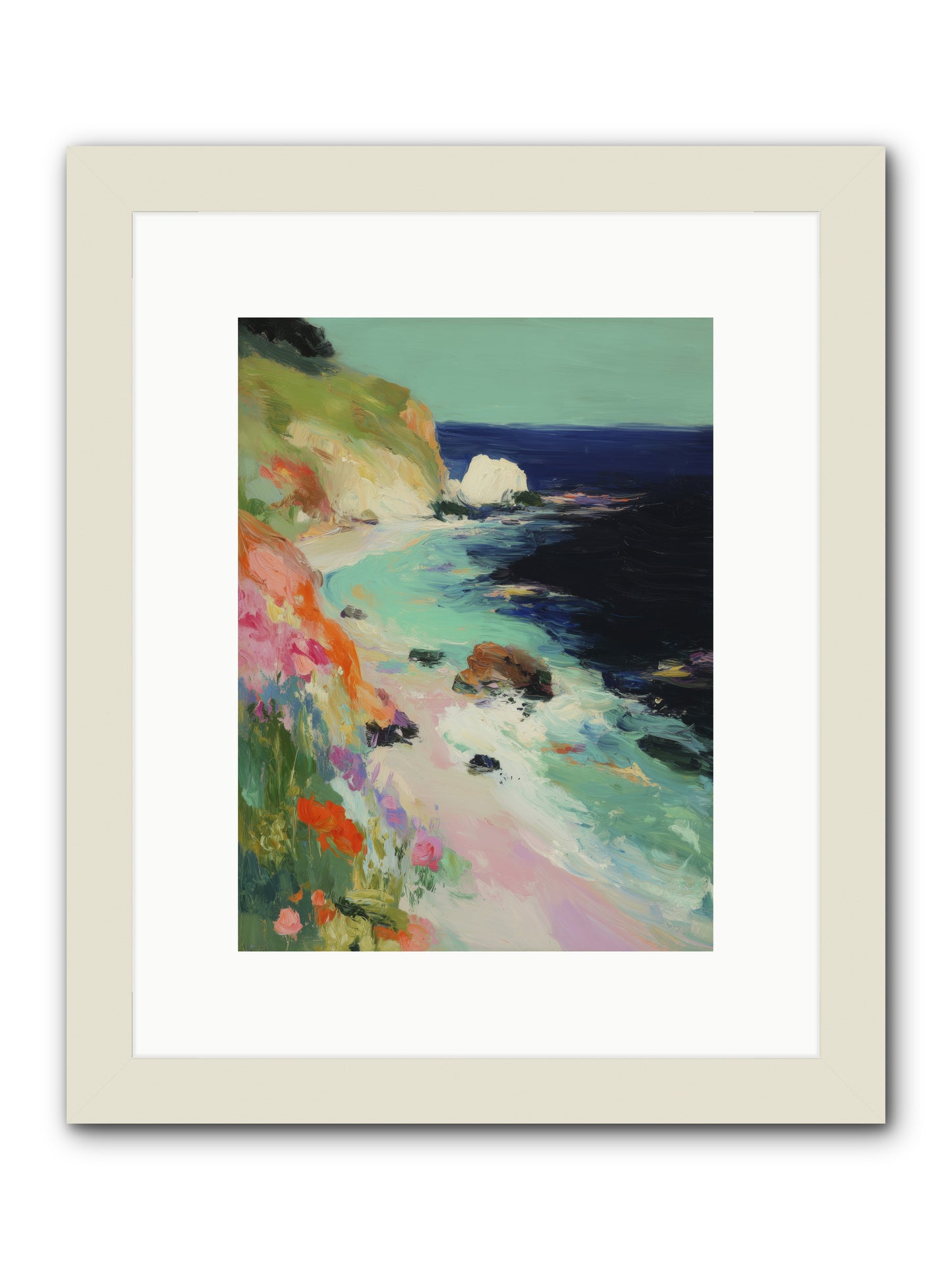 Dewdrop Dreams -- Framed Print - White 9x12