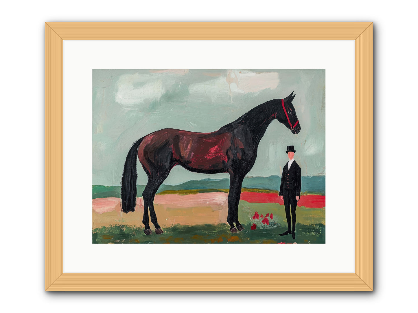 Dewdrop Melody -- Framed Print - Natural 16x12
