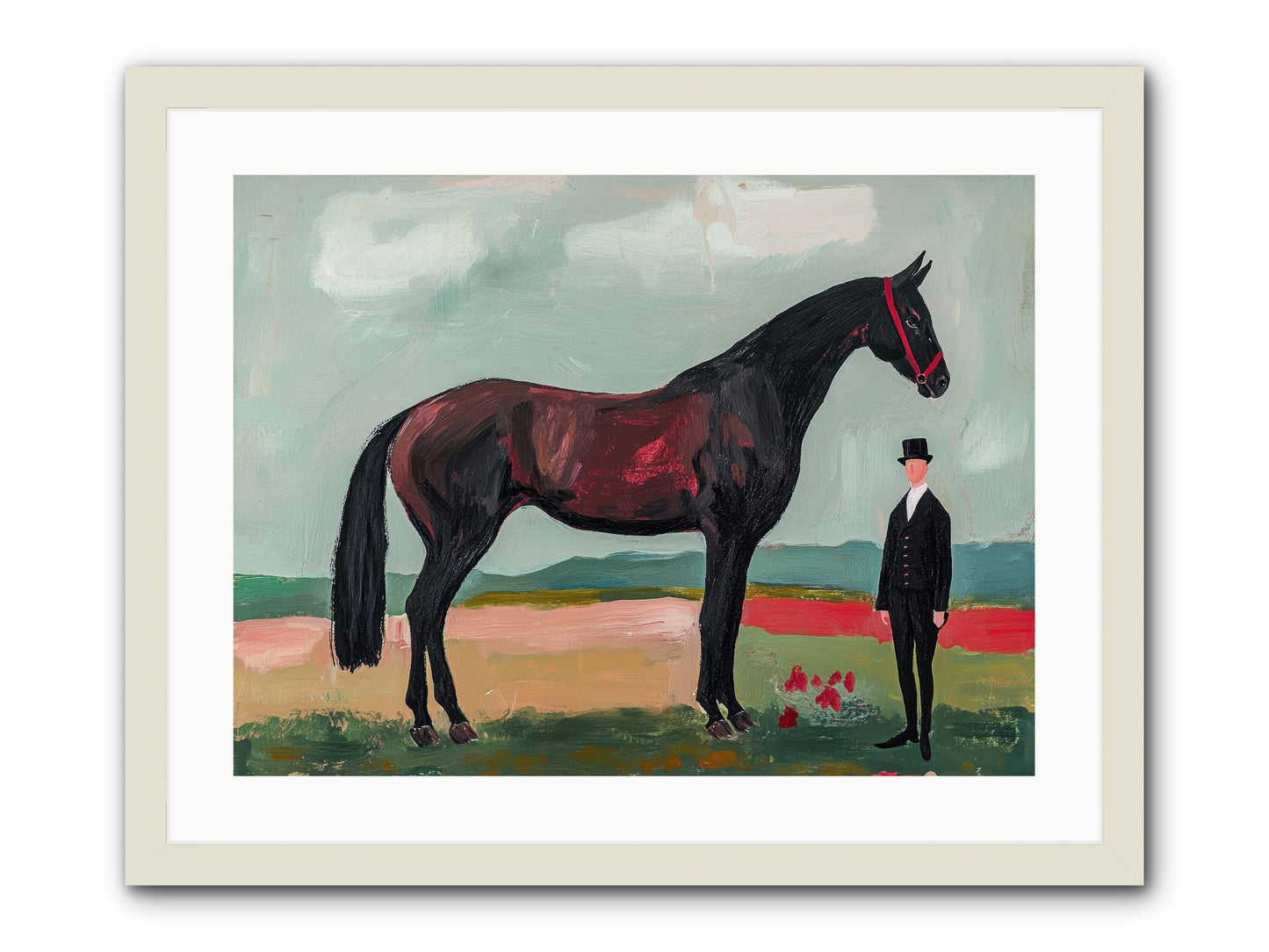 Dewdrop Melody -- Framed Print - White 24x18